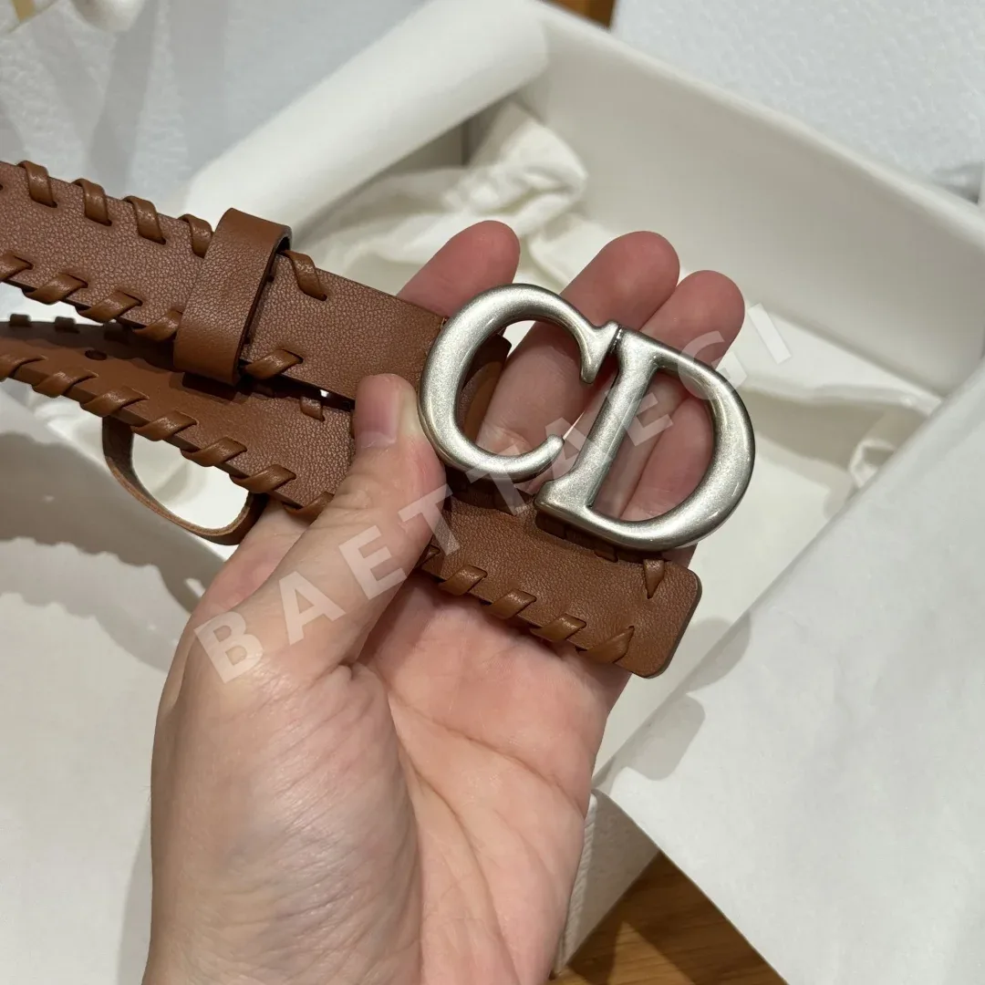 디올 마론 소가죽 말안장 벨트 상세 이미지 5