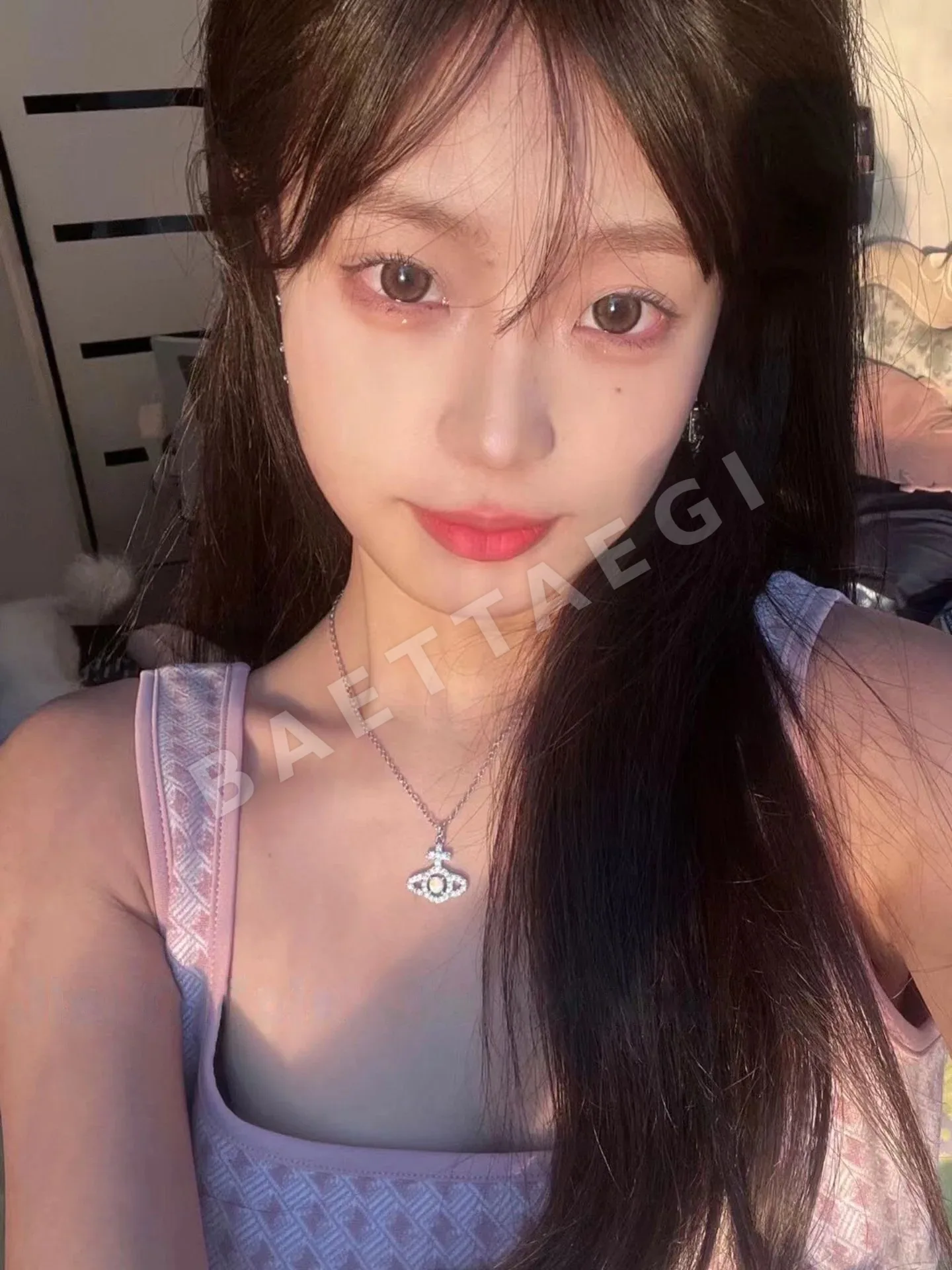 비비안웨스트우드 토성 큐빅 장식 목걸이 상세 이미지 2