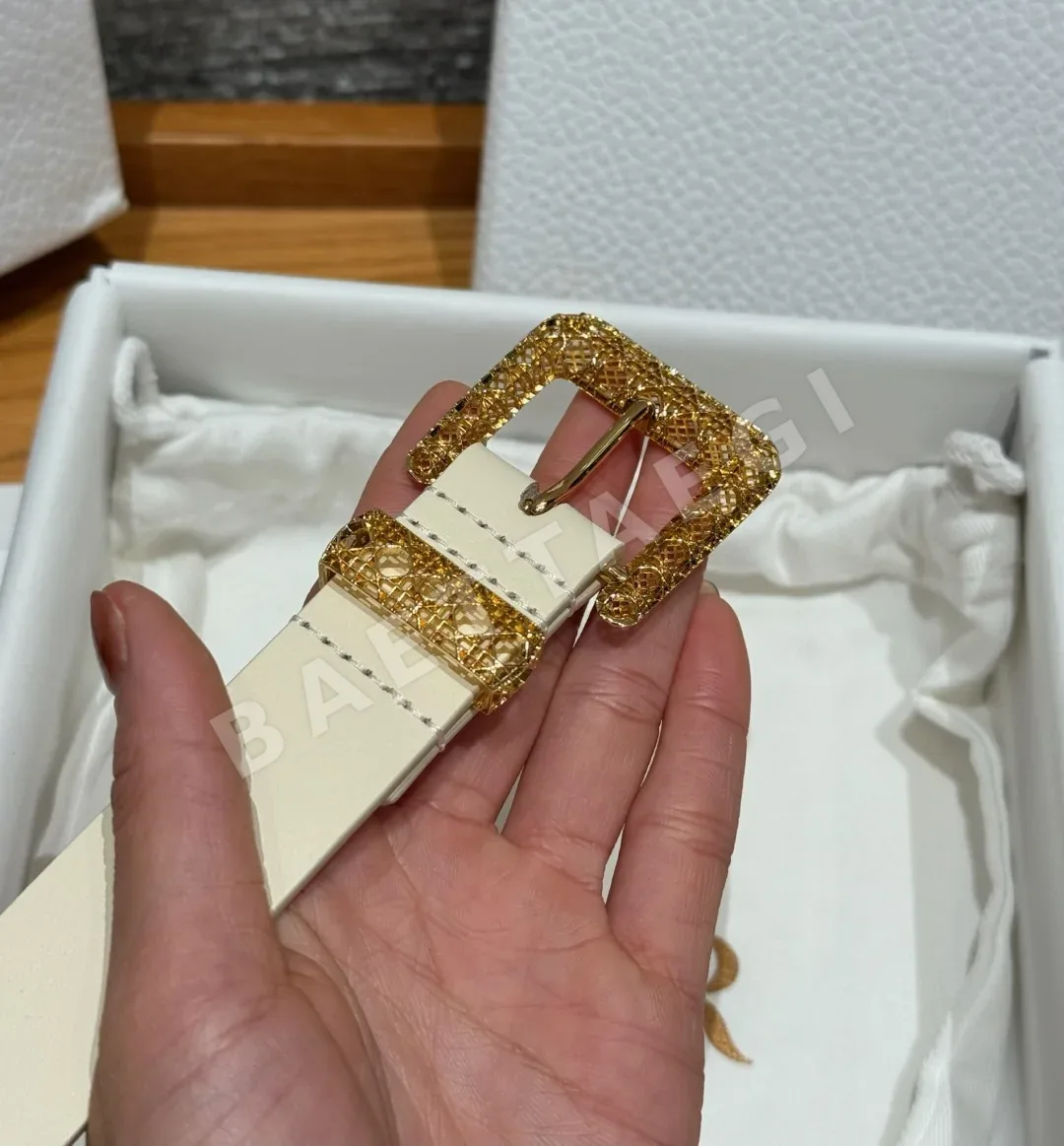 디올 카나쥬 25mm 소가죽 벨트 상세 이미지 6