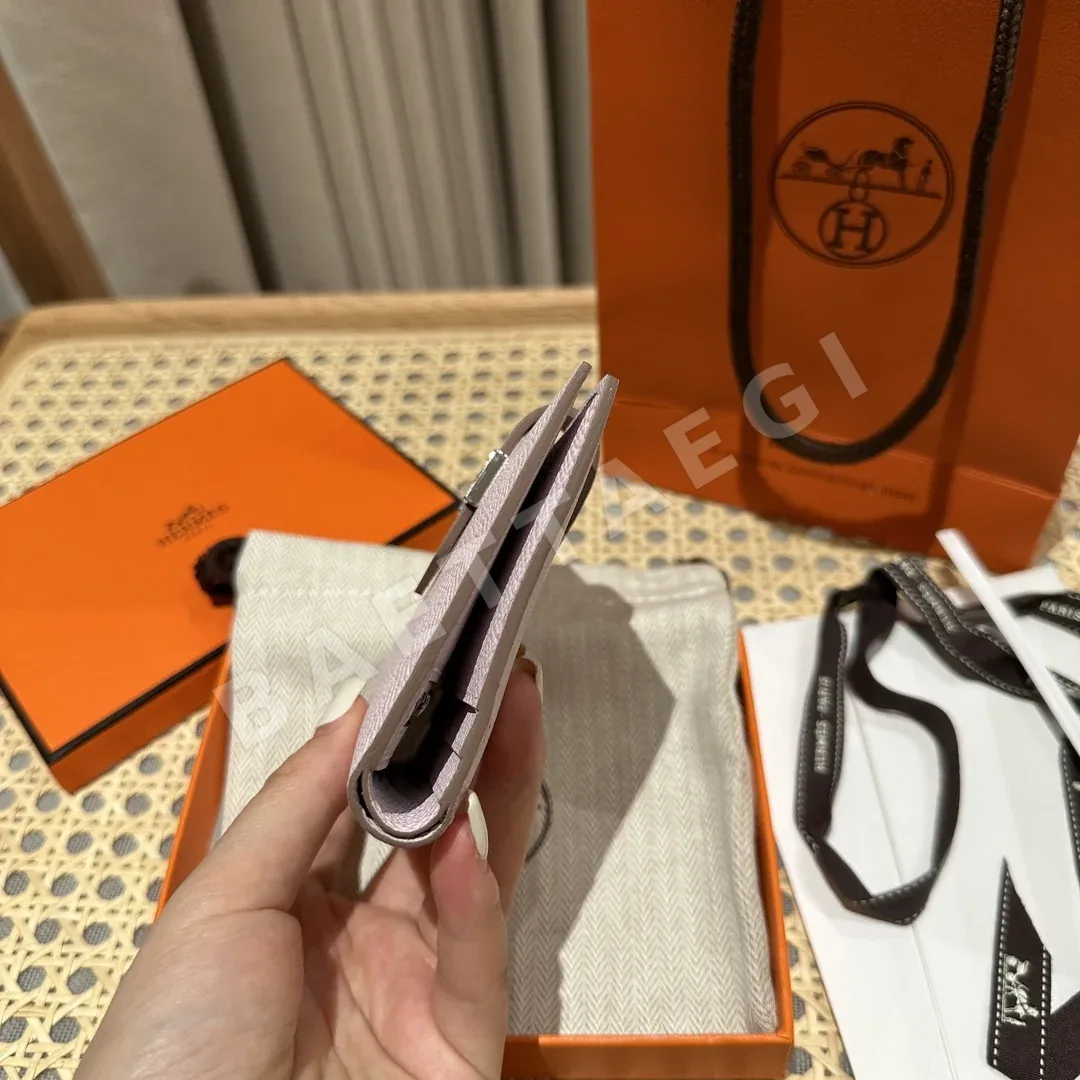 에르메스 베안 엡솜 모브 페일 숏 지갑 상세 이미지 3