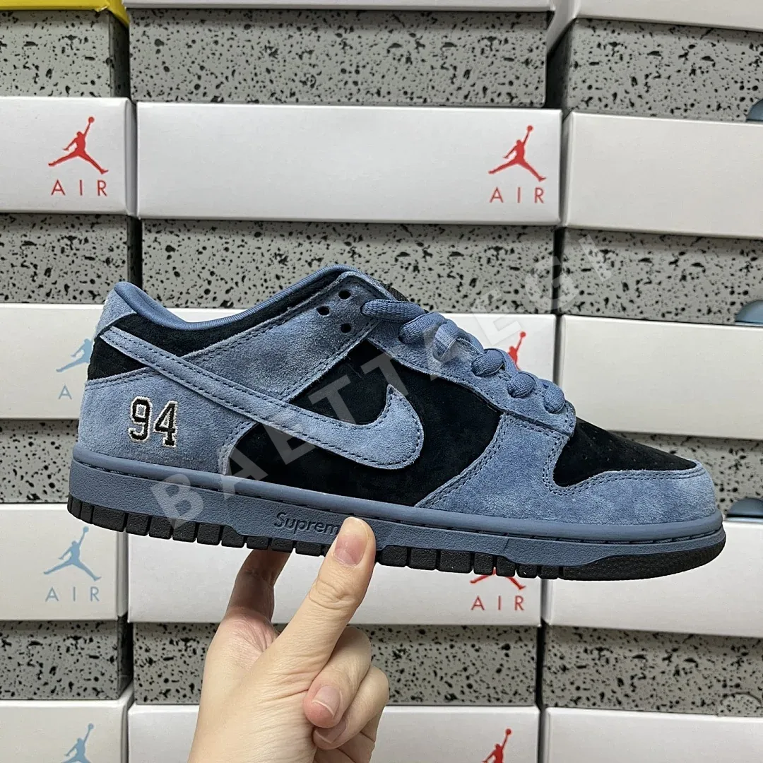 나이키 [M] SB 덩크 로우 블루 블랙 HQ8487-400 201046 Nike SB Dunk Low Supreme 94 Ocean Fog 상세 이미지 5