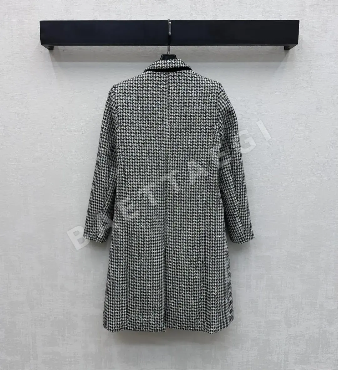 디올 하운드투스 패턴 울 자켓 상세 이미지 6