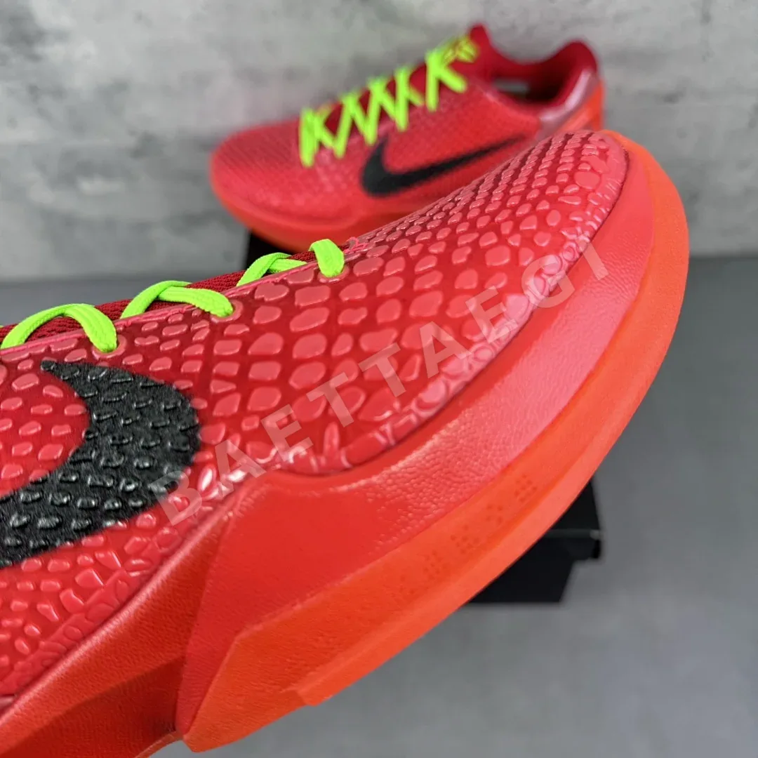 나이키 [GX] 코비 6 프로트로 레드 블랙 FV4921-600 201371 Nike Kobe 6 Protro Reverse Grinch ZK6 상세 이미지 8
