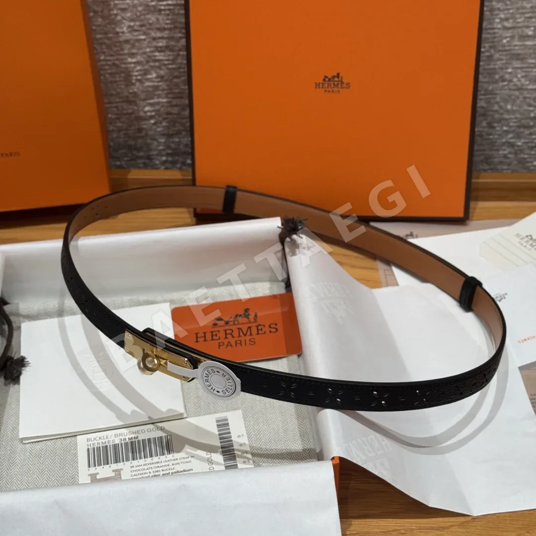 에르메스 켈리 버클 중공 벨트 18mm 벨트 상세 이미지 4