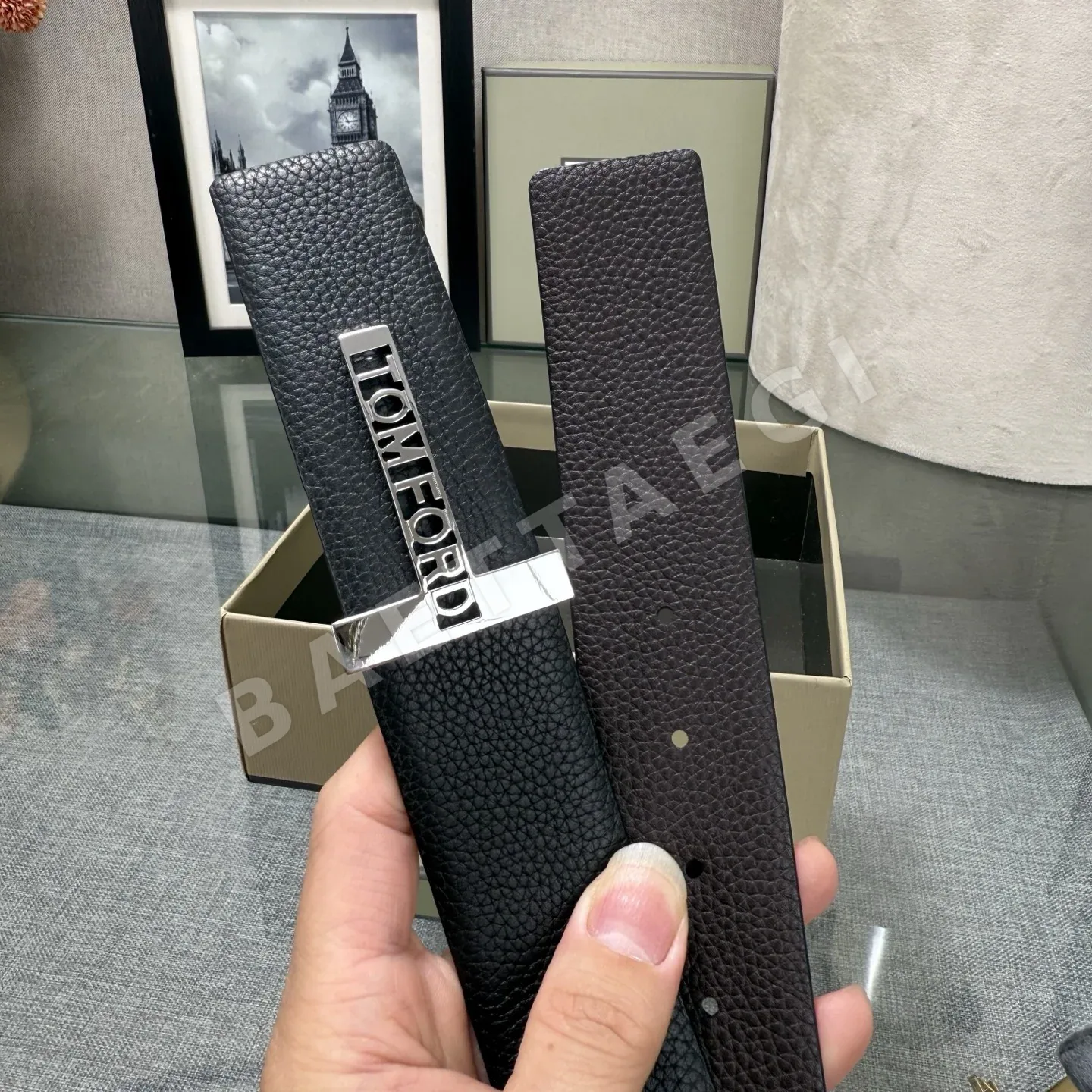 톰포드 양면 소가죽 벨트 상세 이미지 7