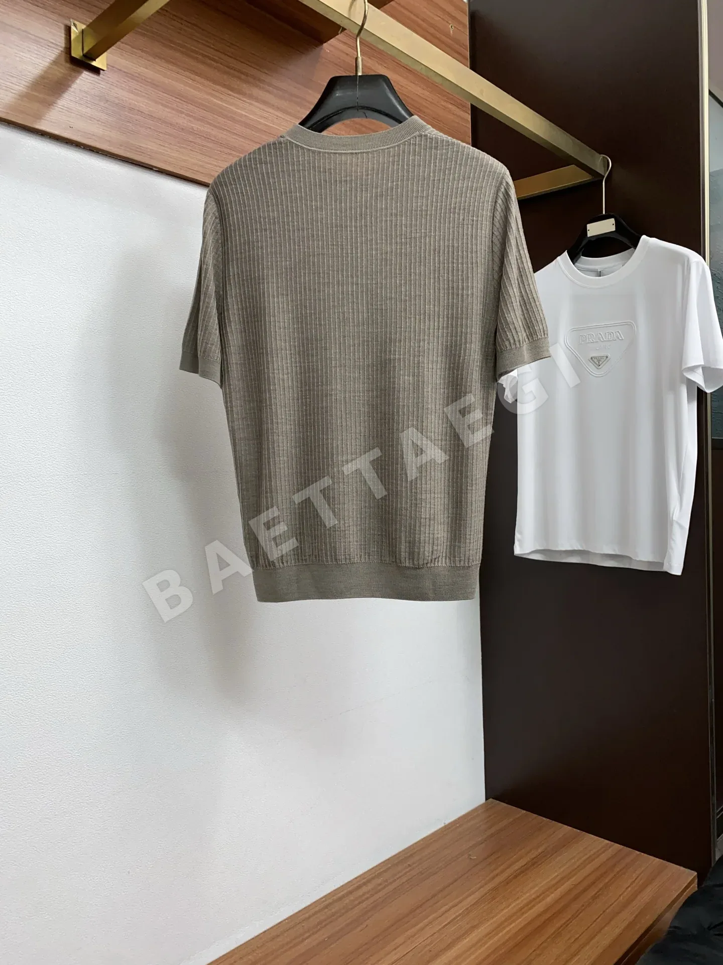 로로피아나 남성 면 라운드넥 반팔 티셔츠 상세 이미지 10