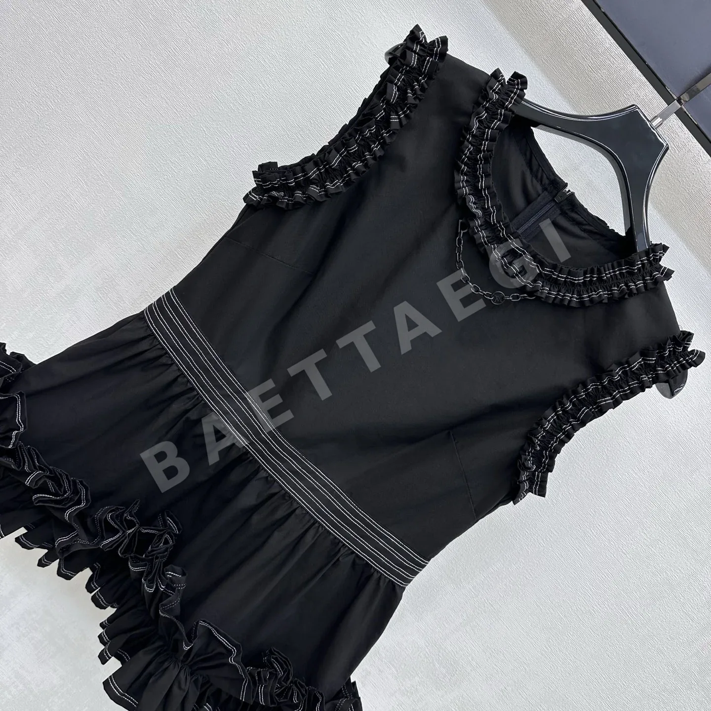 루이비통 컬러 블록 플리츠 레이스 여성 베스트 상세 이미지 2