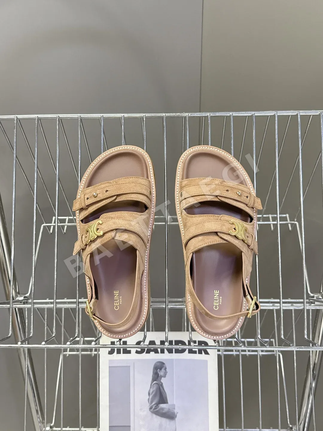 셀린느 빈티지 소가죽 로마 샌들 상세 이미지 6