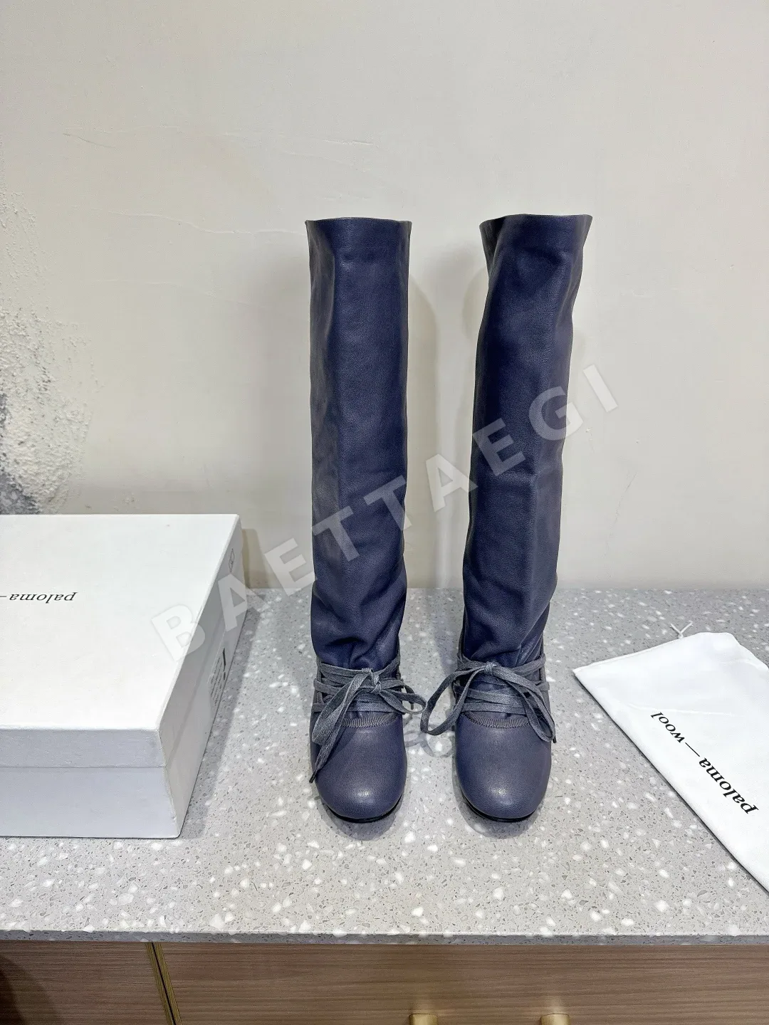 팔로마 청키힐 라운드토 슬립온 부츠 134491