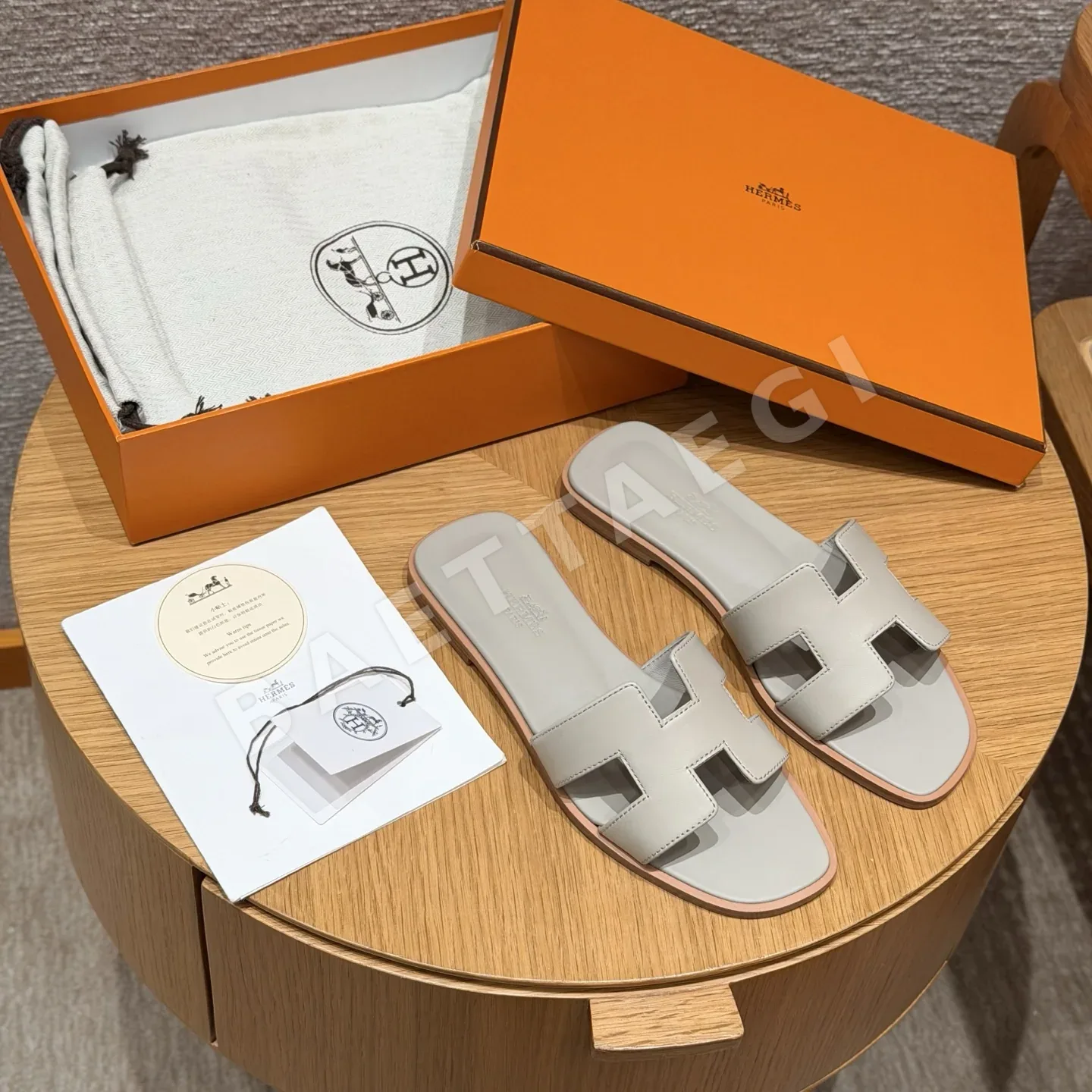 에르메스 오란 양가죽 슬리퍼 8444 상세 이미지 6