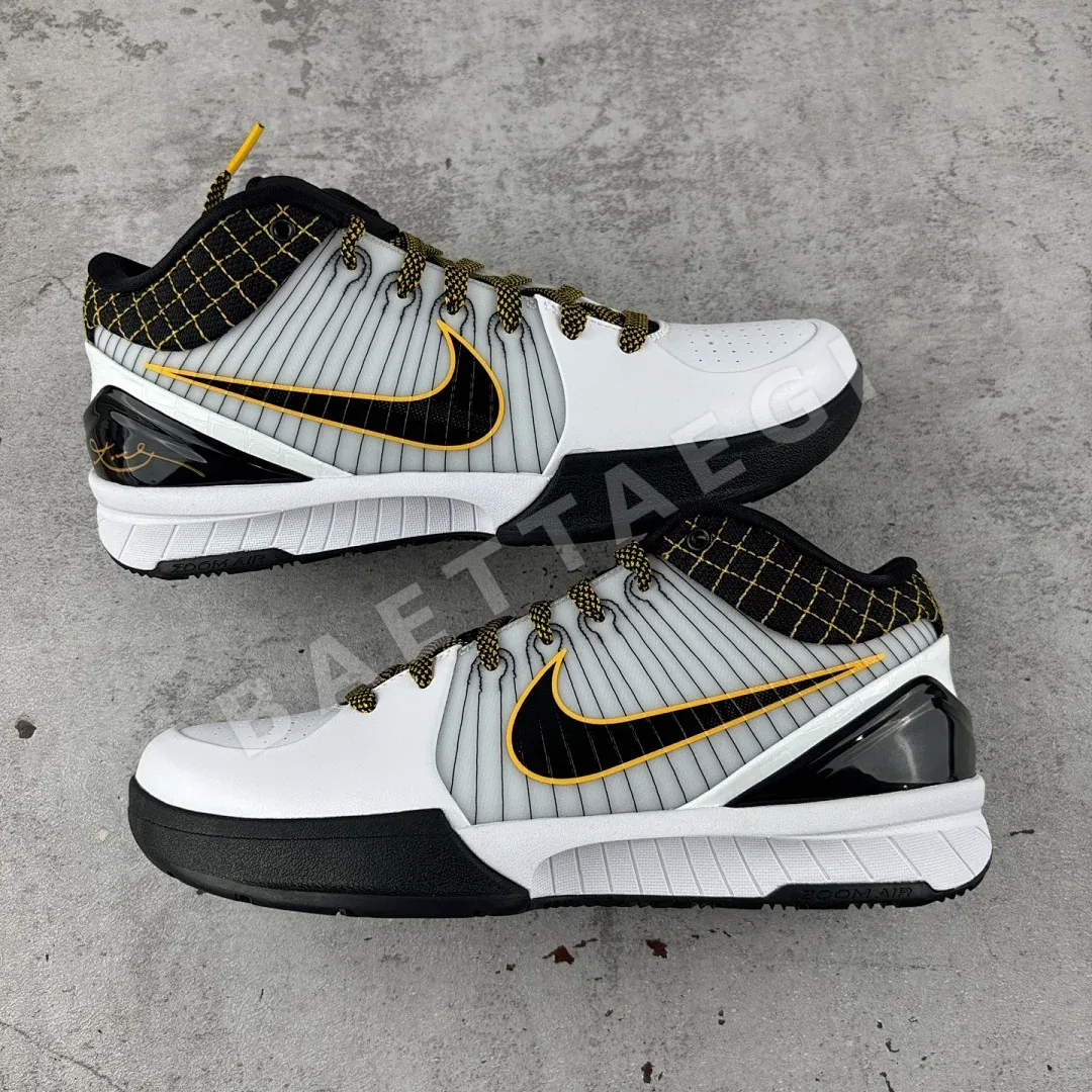 나이키 [GX] 코비 4 프로트로 AV6339-101 201395 Nike Kobe 4 Protro White Black Del Sol ZK4 상세 이미지 9