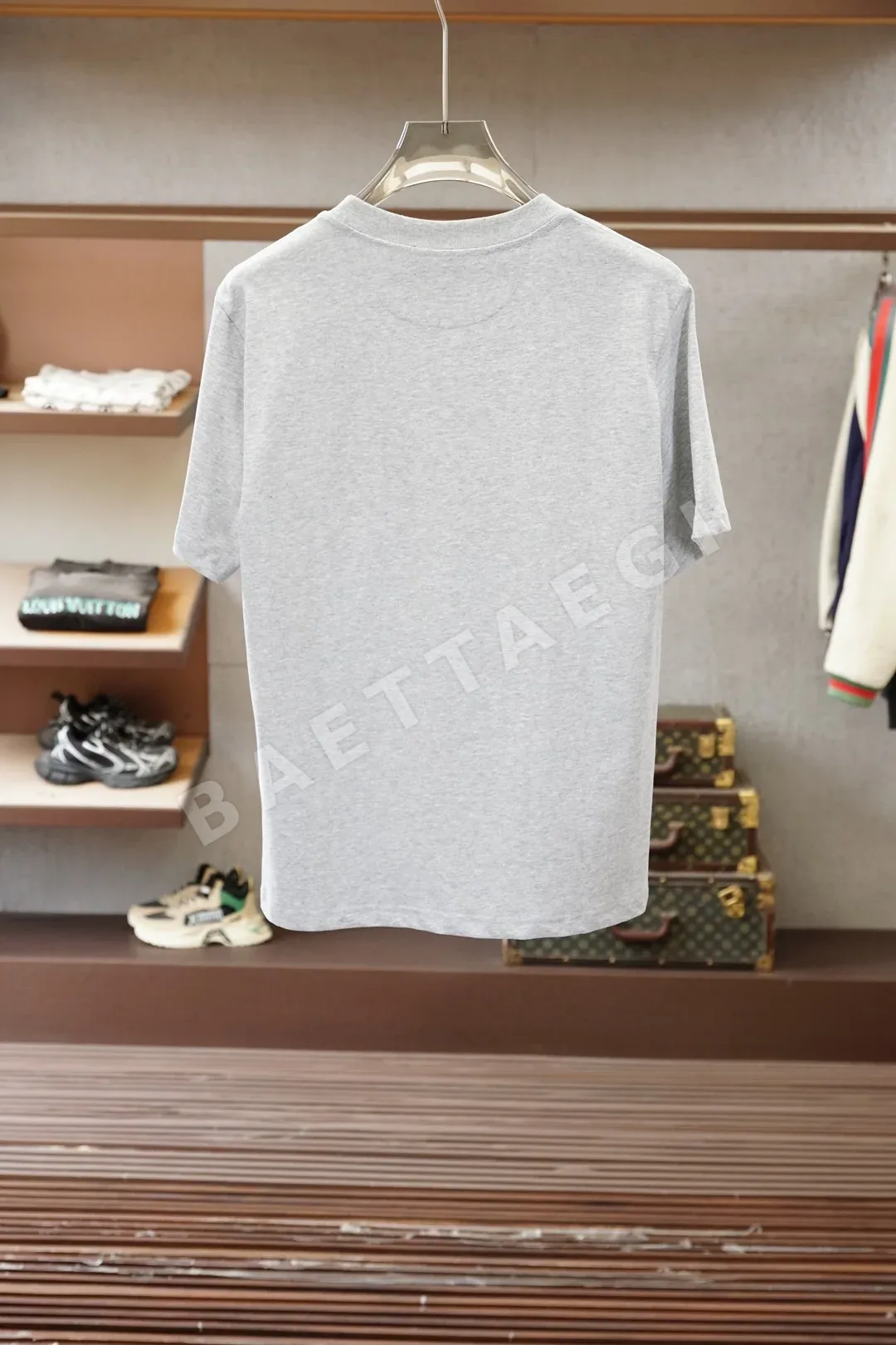 몽클레르 3D 프린트 로고 남성 반팔 티셔츠 상세 이미지 4
