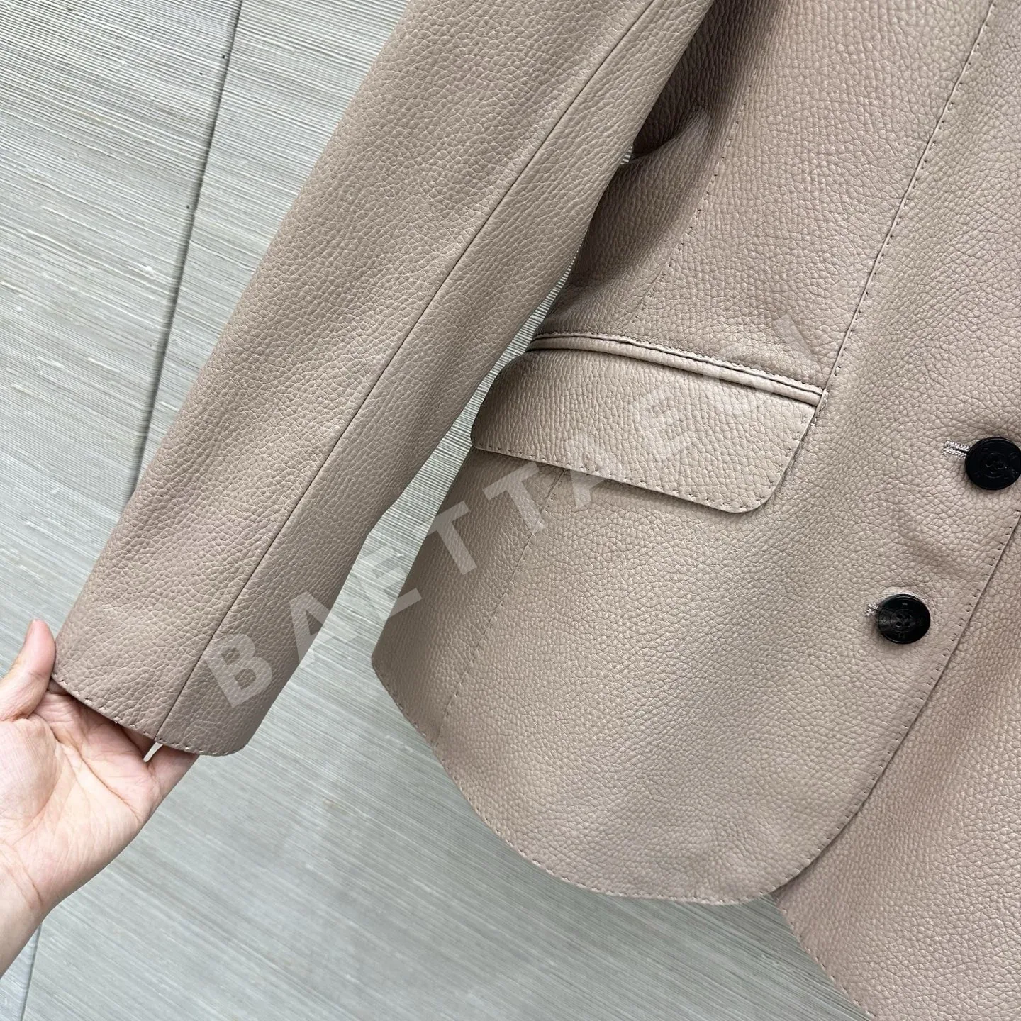 에르메스 램스킨 승마풍 여성 자켓 상세 이미지 6