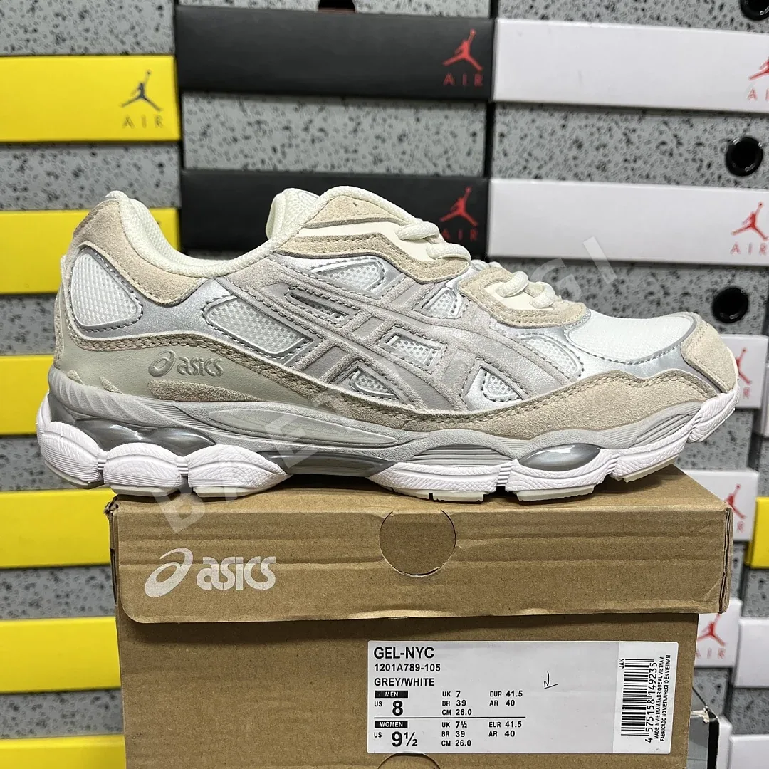 아식스 [RT] 젤 NYC 1201A789-105 200359 Asics Gel-NYC White Oyster Grey