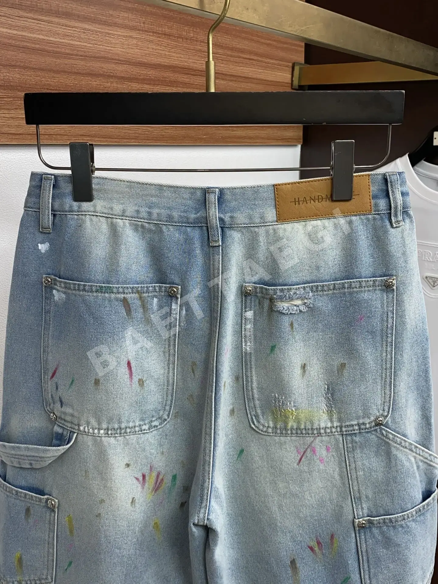 크롬하츠 데님 남성 반바지 상세 이미지 9