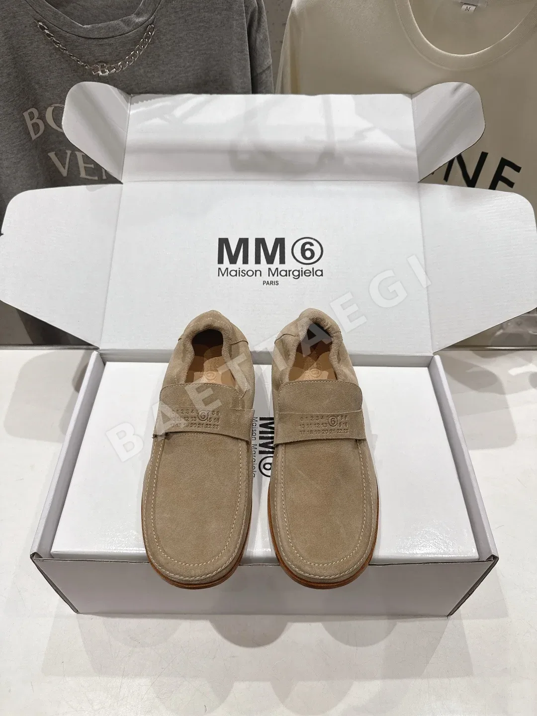 마르지엘라 MM6 메리제인 플랫슈즈 104833