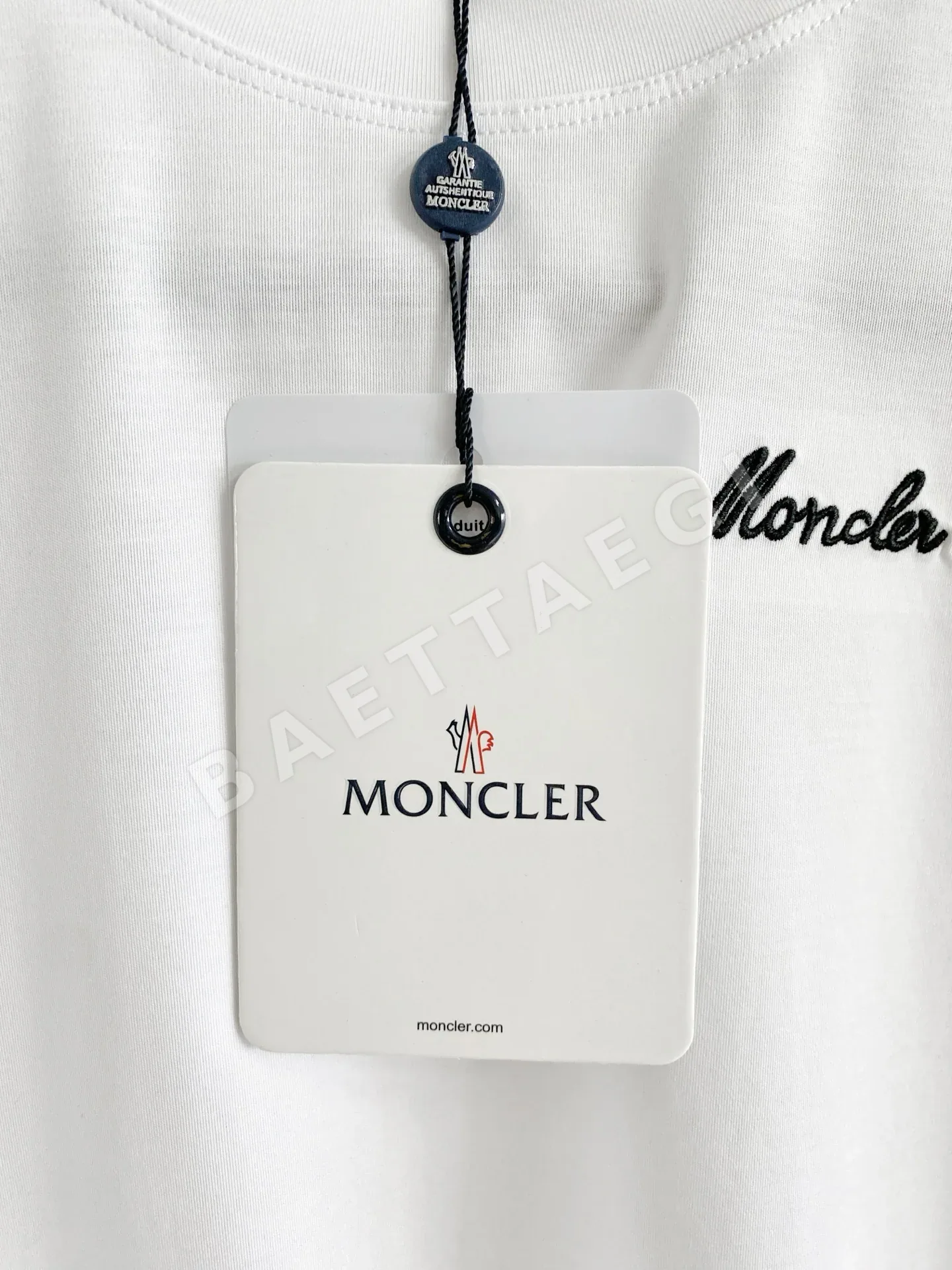 몽클레르 남성 크루넥 반팔 티셔츠 상세 이미지 5