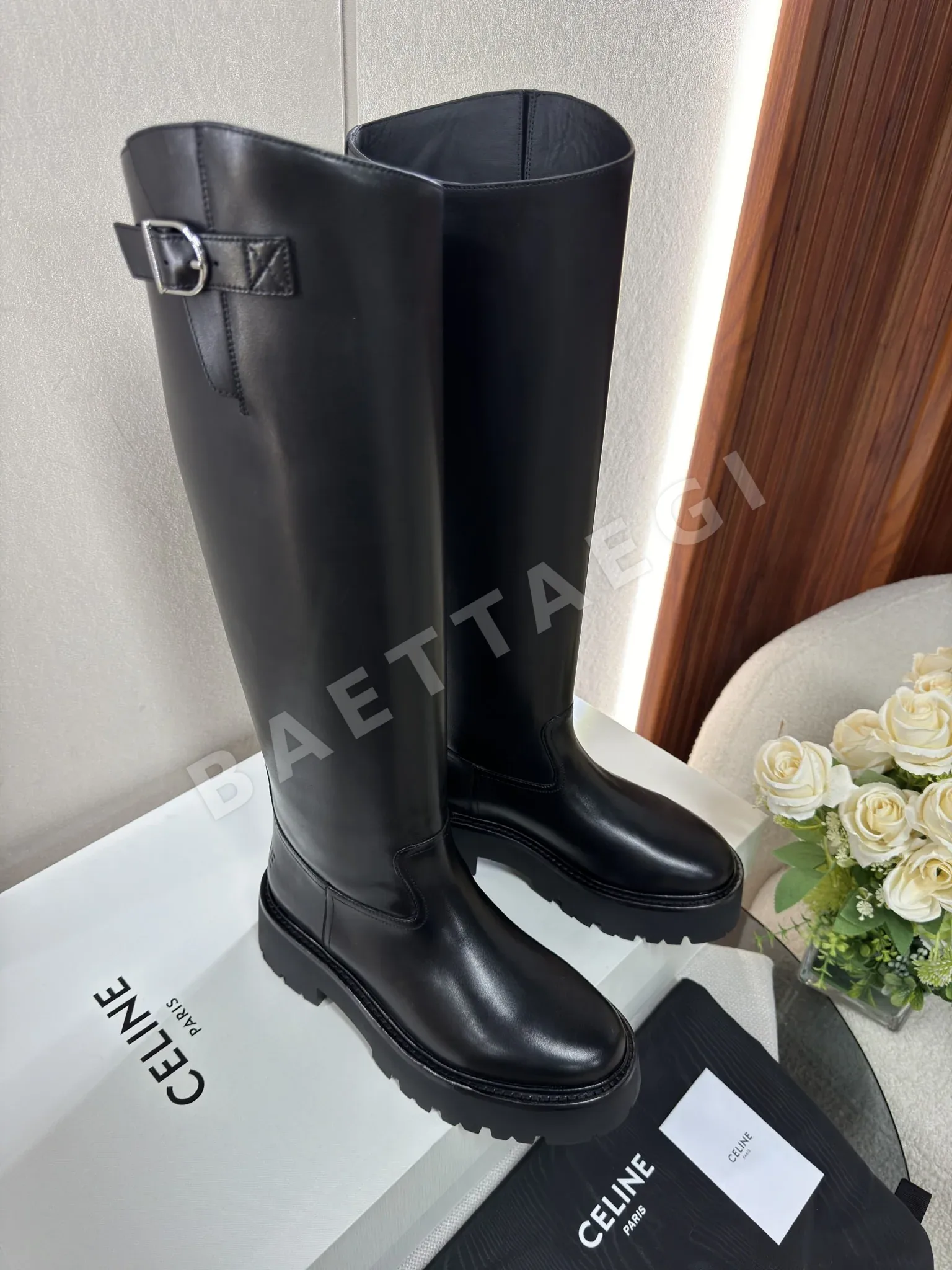 셀린느 하이탑 라이딩 부츠 상세 이미지 2