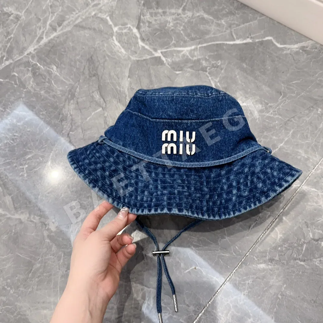 미우미우 데님 버킷햇 상세 이미지 8