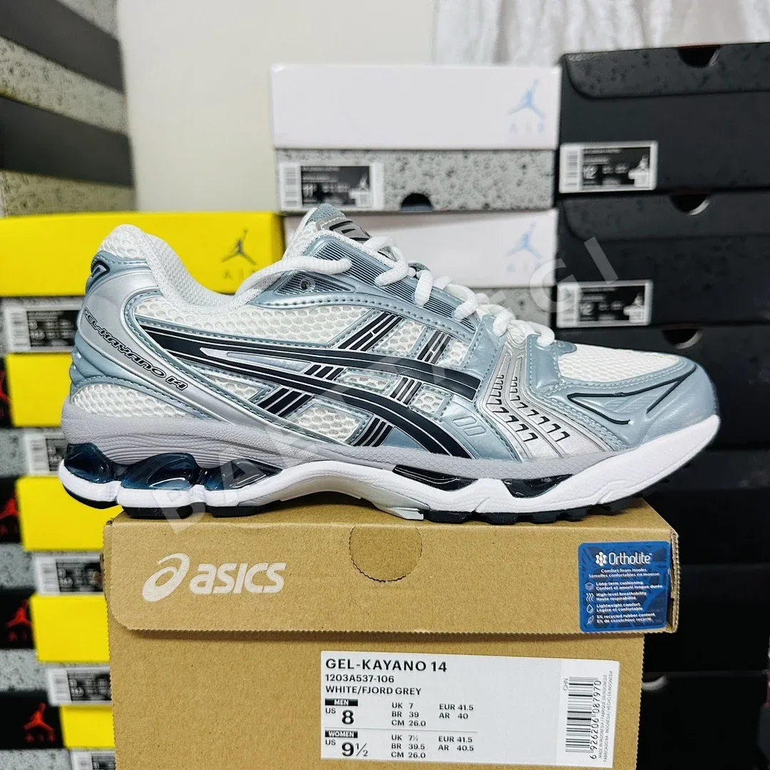 아식스 [TOP] 젤 카야노 14 1203A537-106 200256 Asics Gel-Kayano 14 White Fjord Grey