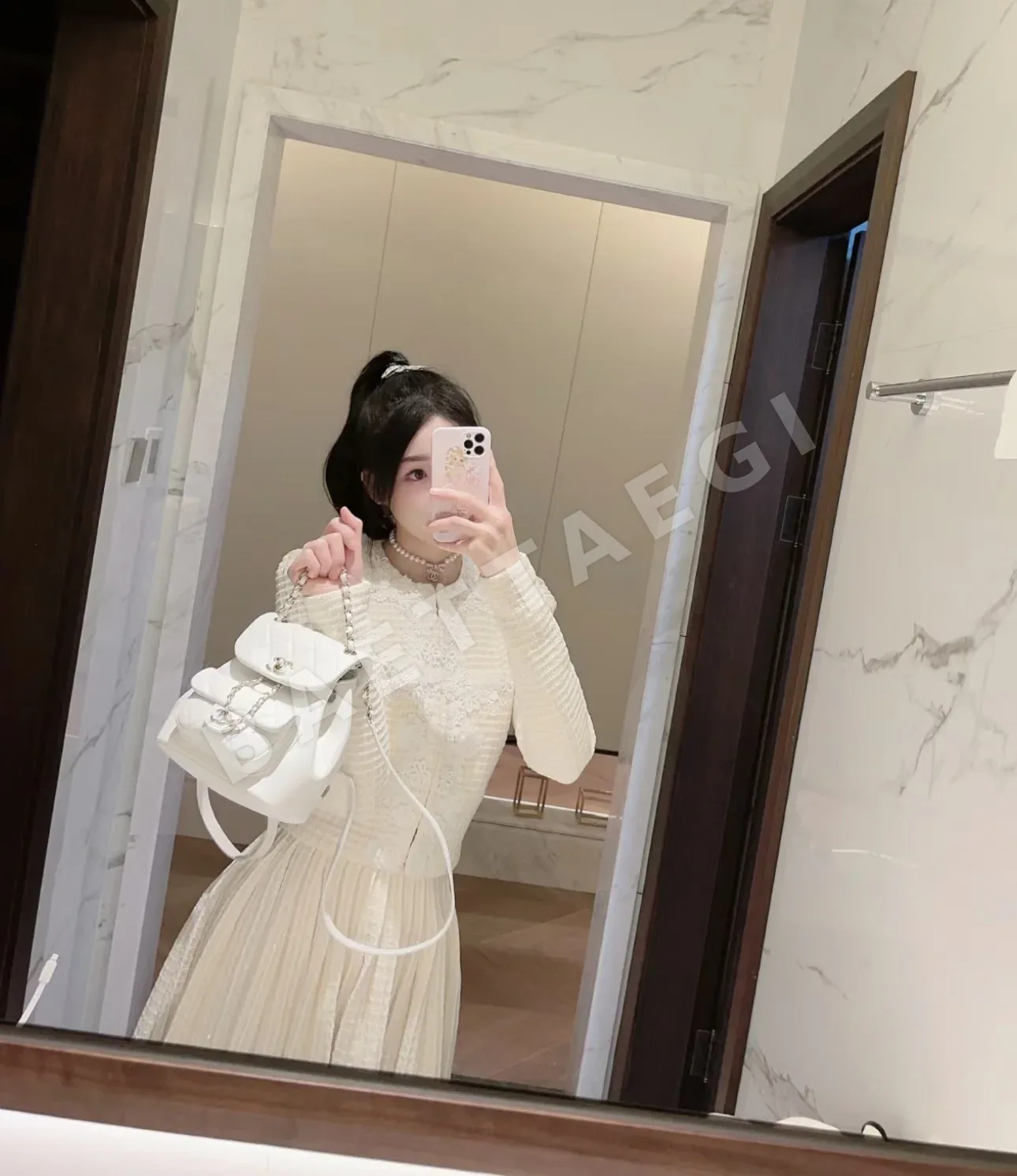 샤넬 클래식 두마 미니 백팩 상세 이미지 7