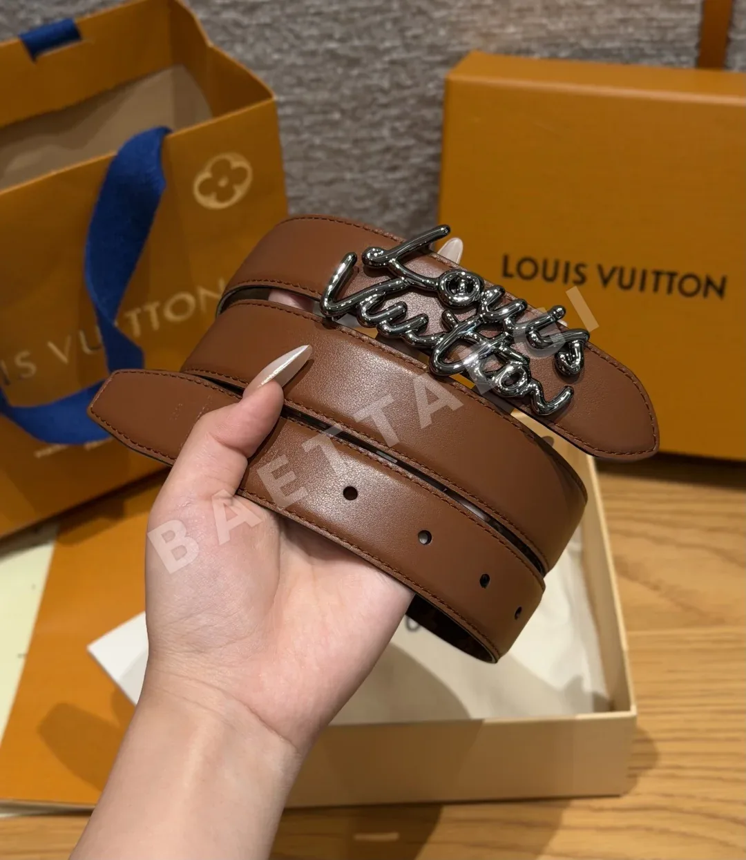 루이비통 스크립트 30mm 리버시블 벨트 상세 이미지 2