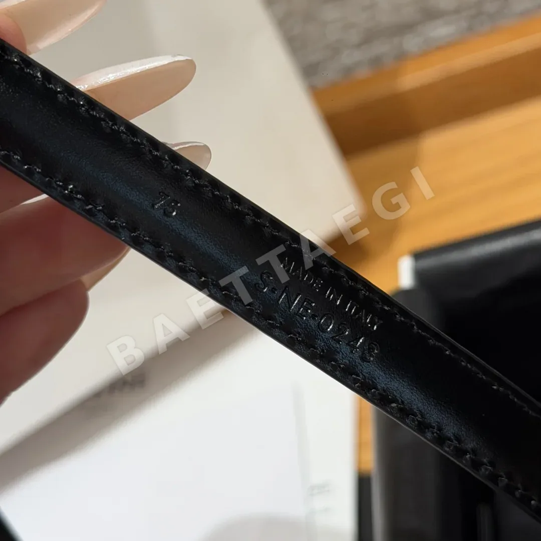 셀린느 메종 13mm 골드 버클 가죽 벨트 상세 이미지 7