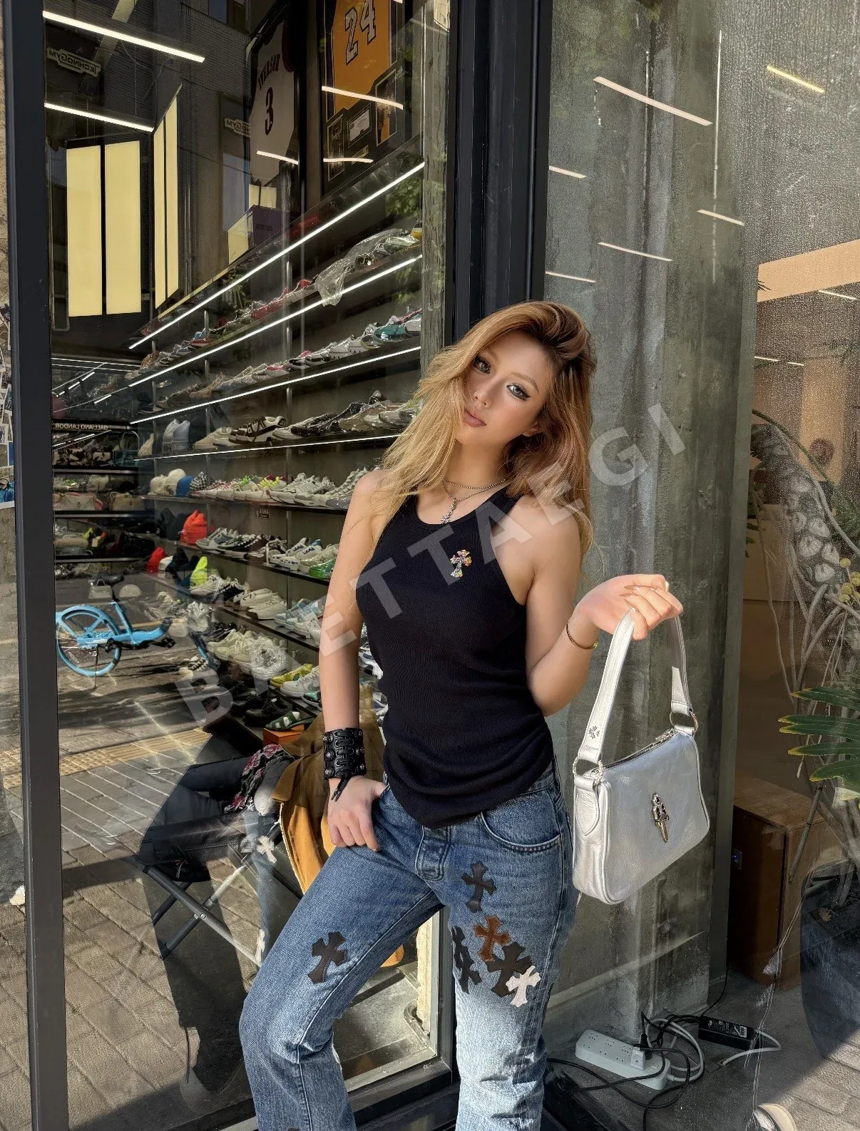 크롬하츠 실버 아스펜 치킨 너겟 가방 상세 이미지 9