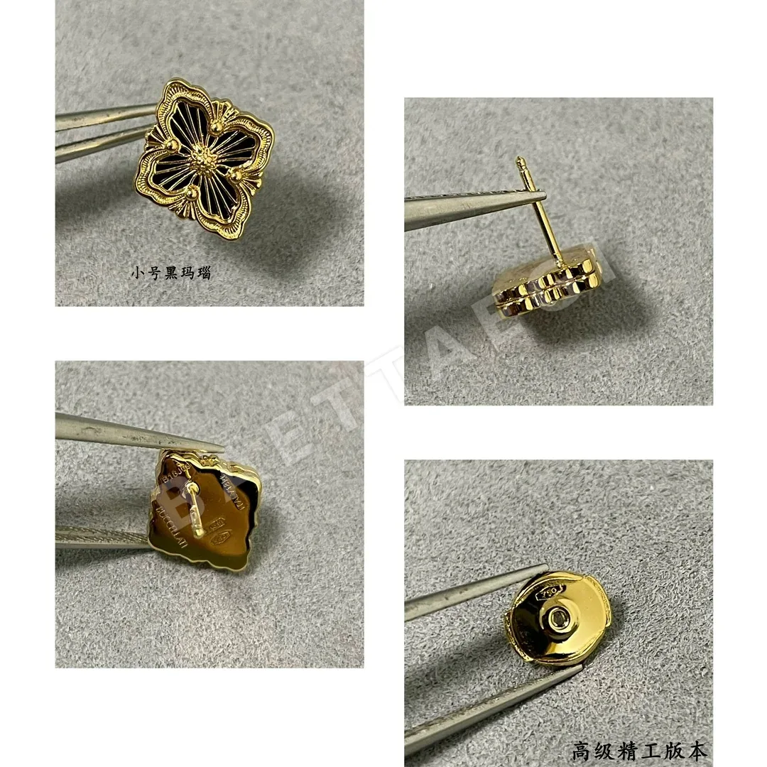 부첼라티 오페라 블랙 오닉스 스터드 귀걸이 상세 이미지 8