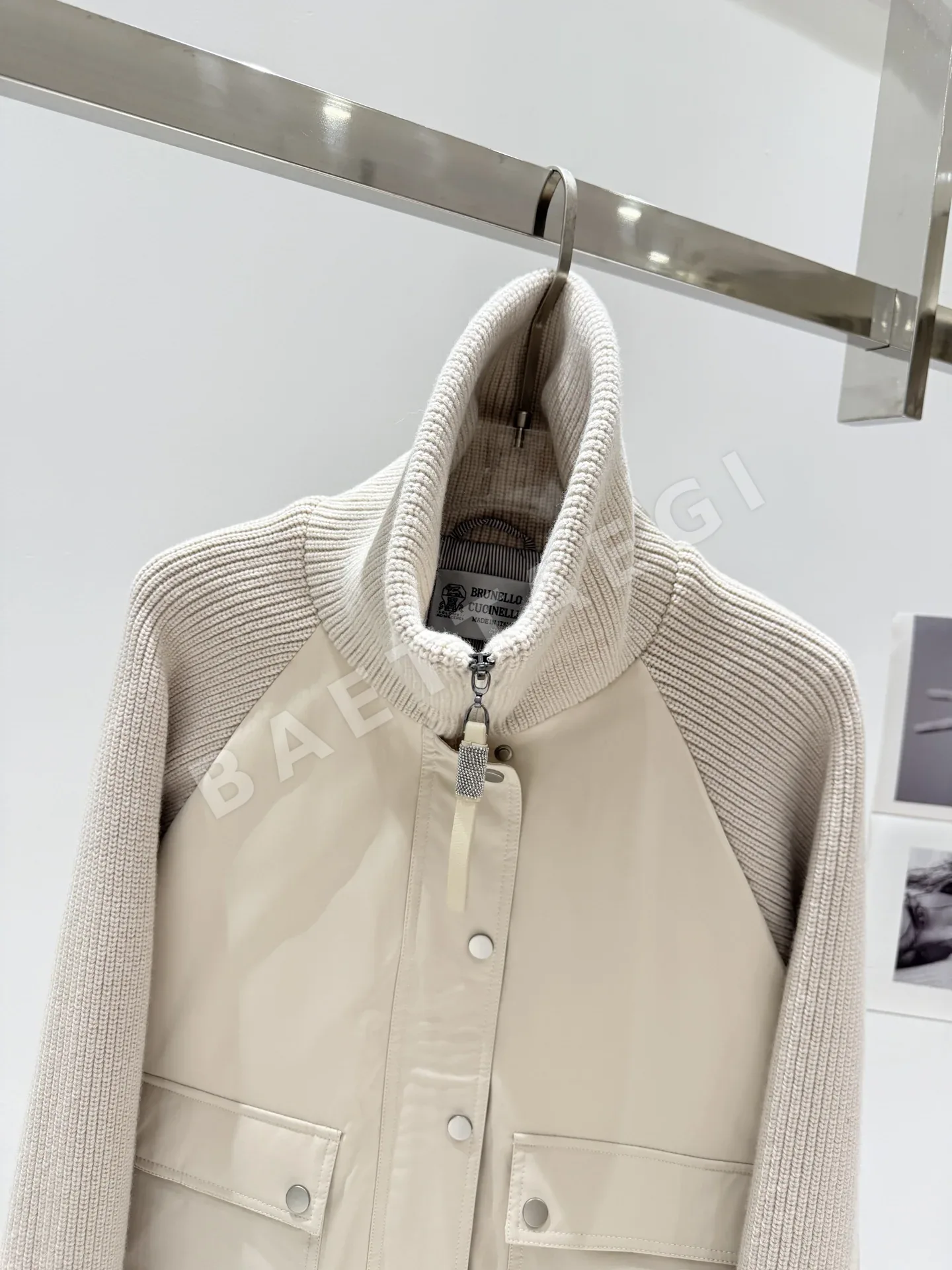 브루넬로쿠치넬리 구스다운 캐시미어 여성 자켓 상세 이미지 3