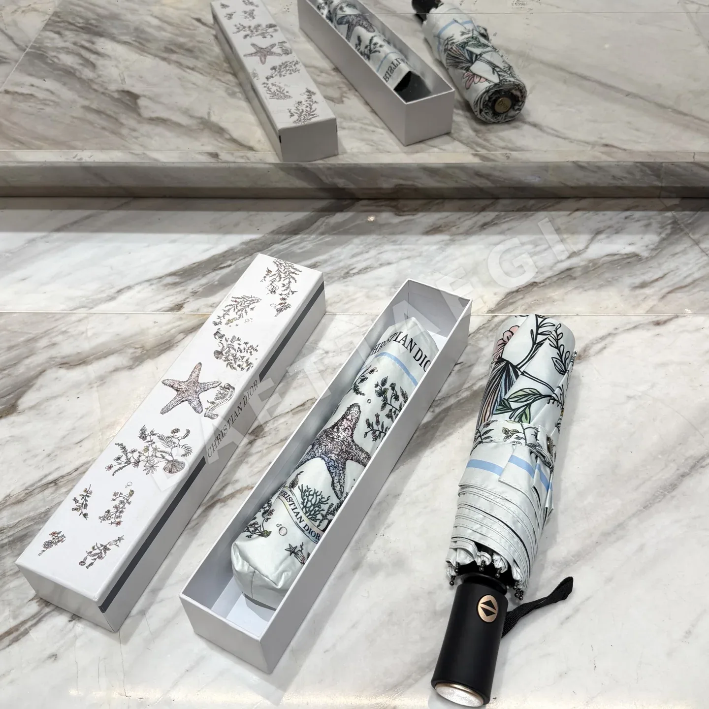 디올 3단 접이식 양산 우산 상세 이미지 2