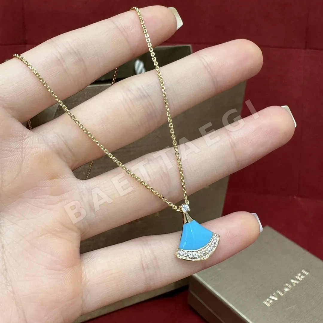 불가리 디바스 드림 다이아몬드 팬 목걸이 178637