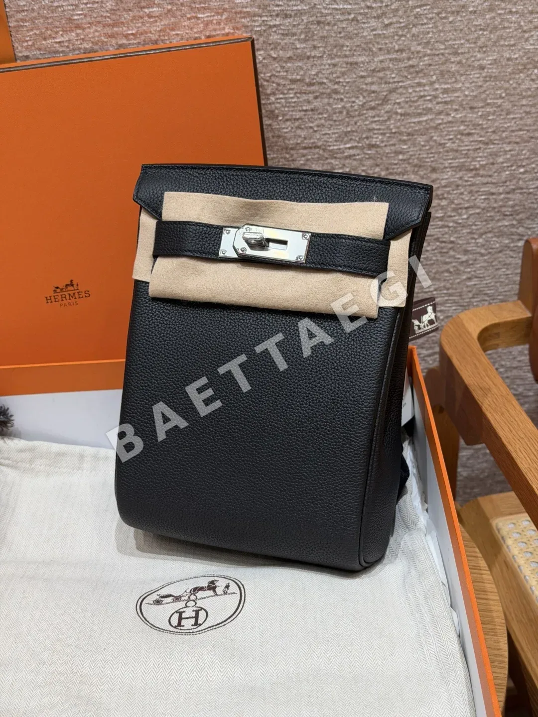 에르메스 핵 아 도 토고 가죽 백팩 상세 이미지 1