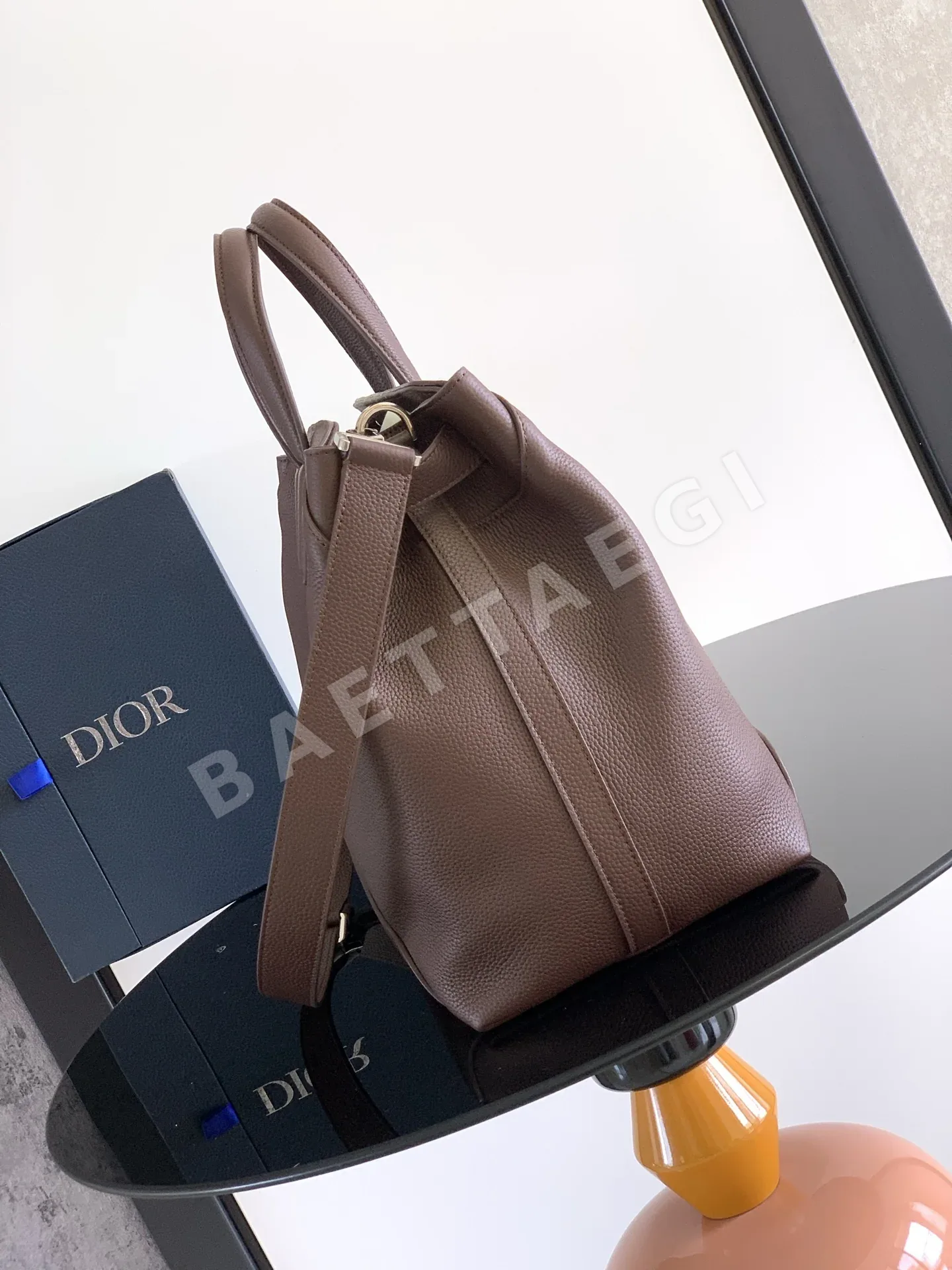 디올 노르망디 송아지가죽 미디엄 핸드백 상세 이미지 2