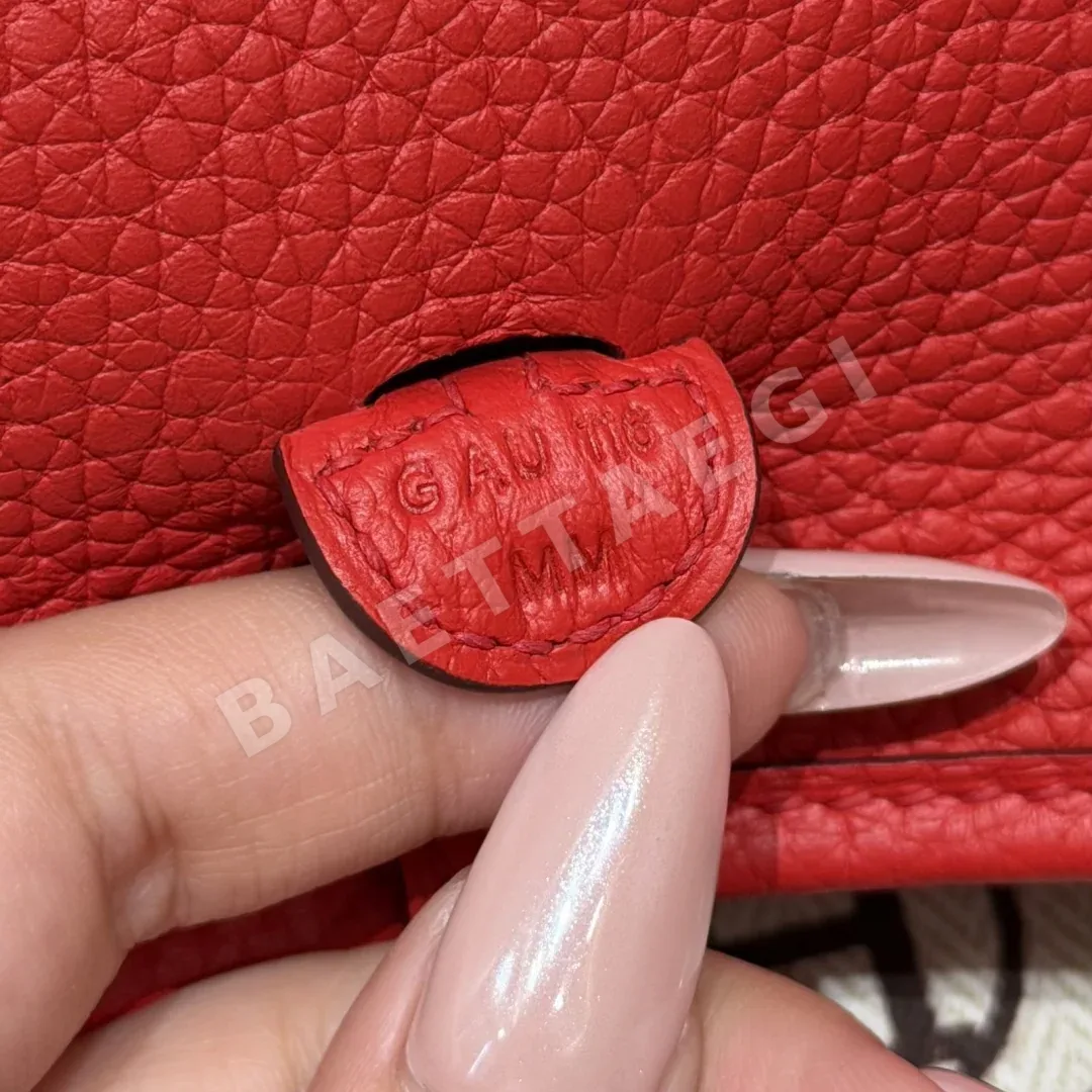 에르메스 미니 에블린 가방 하트 레드 상세 이미지 8