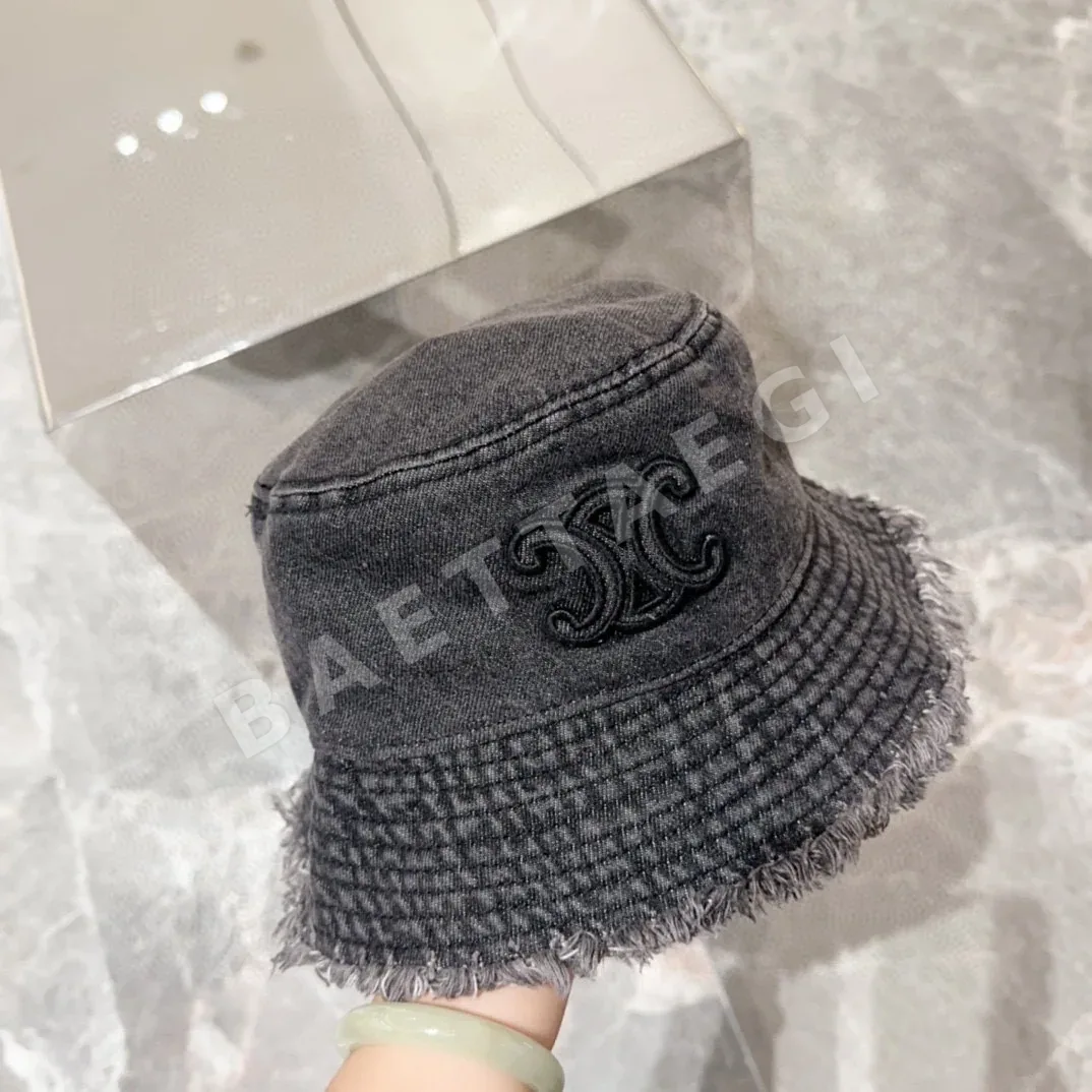 셀린느 워시드 데님 피셔맨 모자 상세 이미지 4