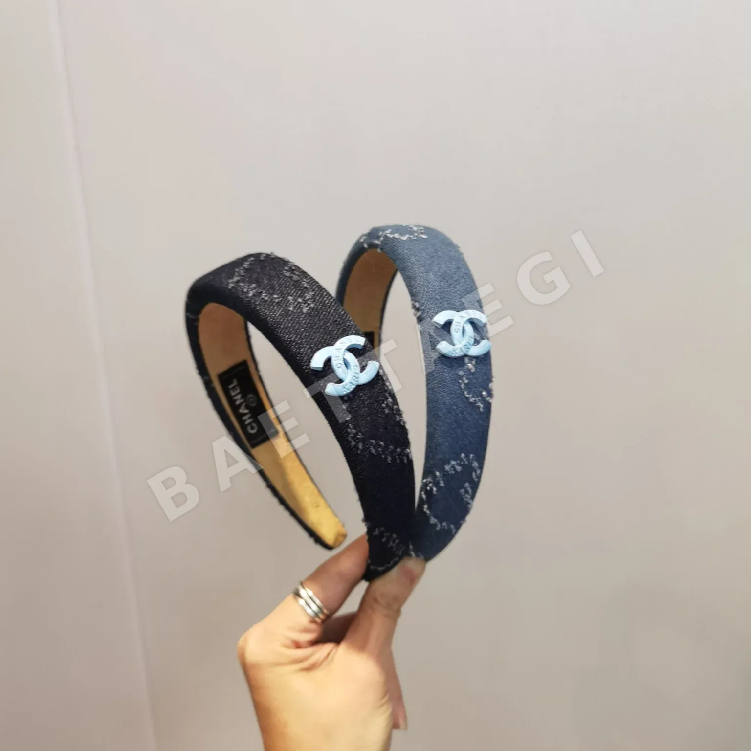 샤넬 데님 헤어밴드 헤어악세사리 상세 이미지 5