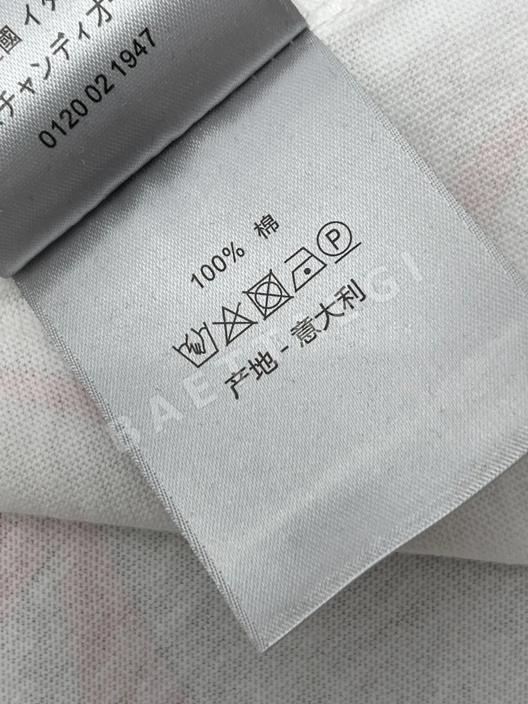 디올 리본 프린트 크루넥 여성 반팔 티셔츠 상세 이미지 9