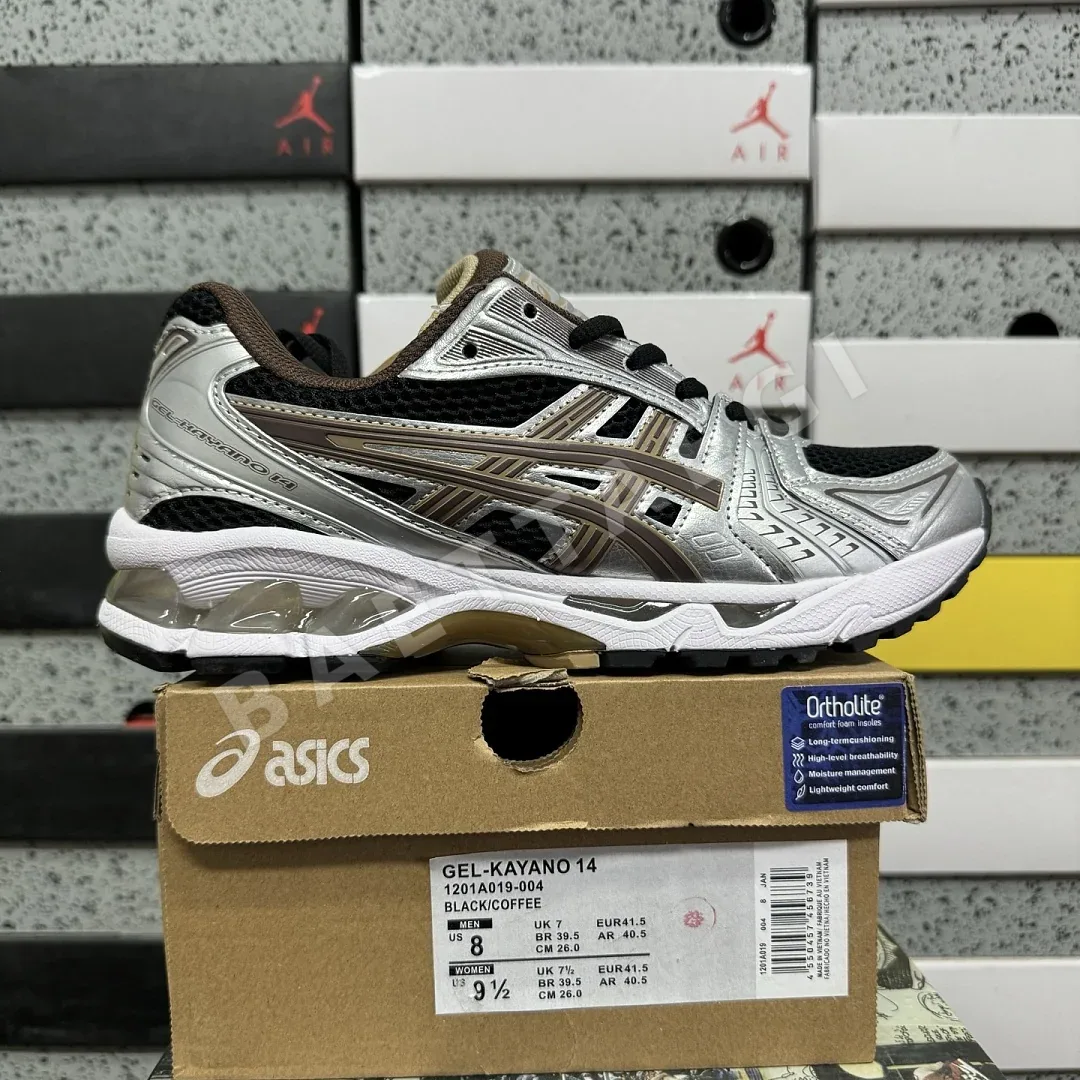 아식스 [LZ] 젤 카야노 14 1201A019-004 200587 Asics Gel-Kayano 14 Black Coffee Silver