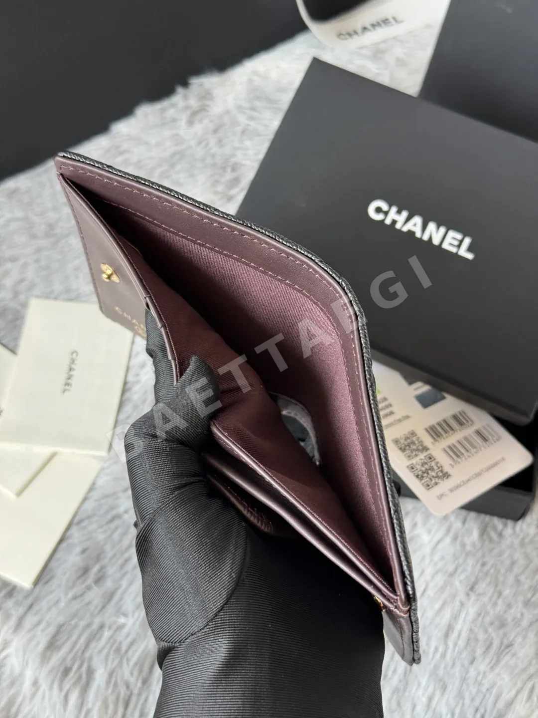 샤넬 소가죽 반지갑 상세 이미지 9