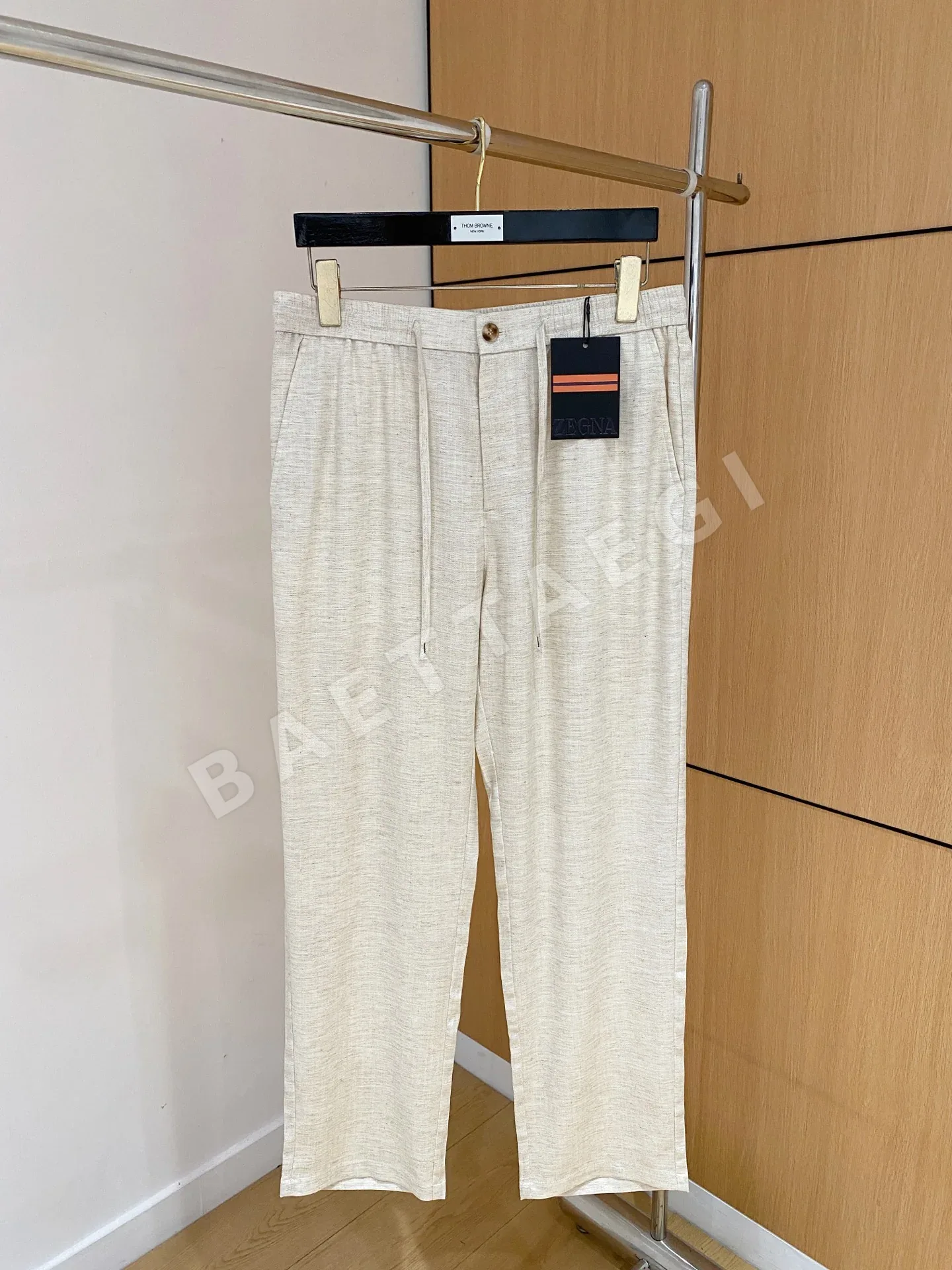 제냐 린넨 블렌드 남성 바지 129949