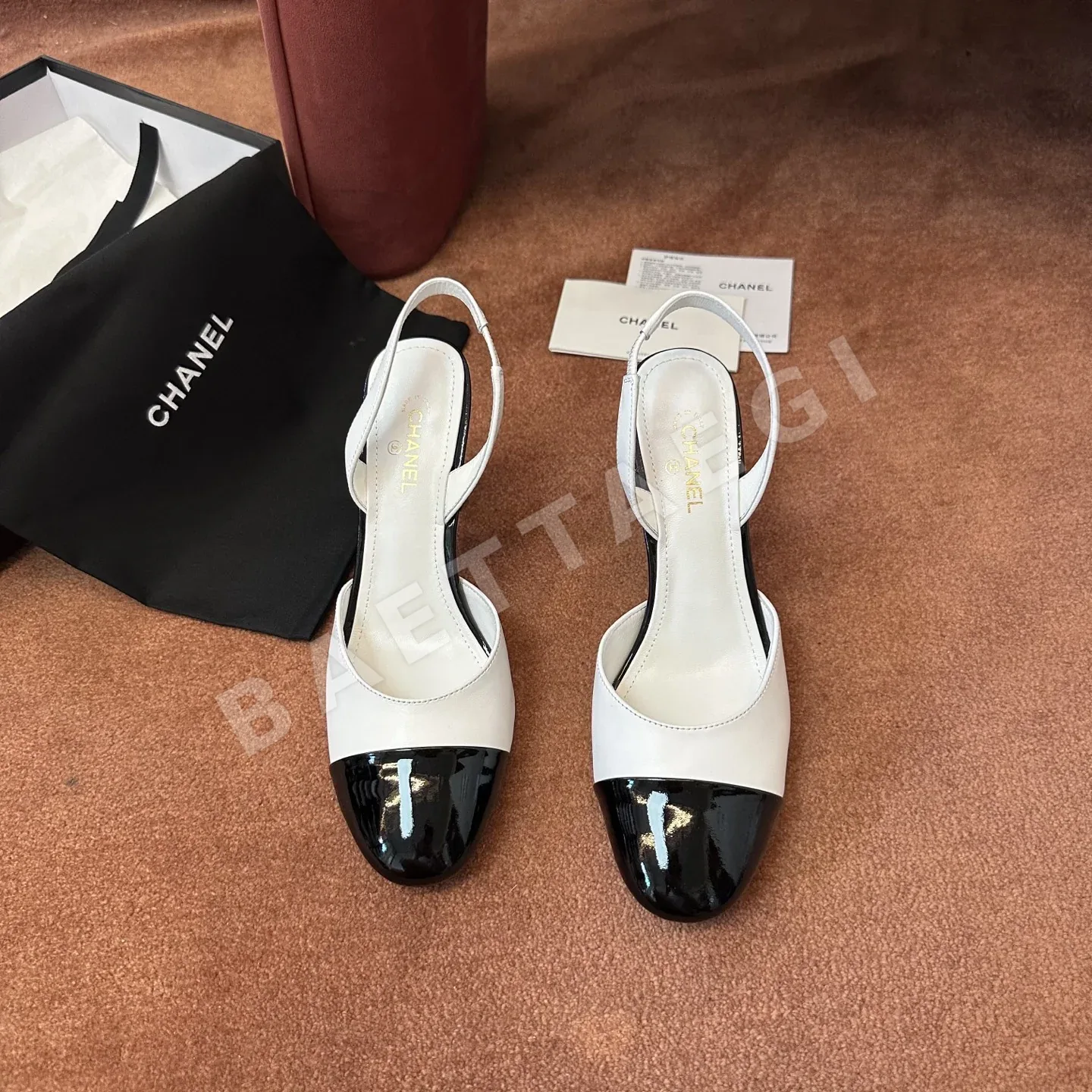 샤넬 샤넬 슬링백 펌프스 144066
