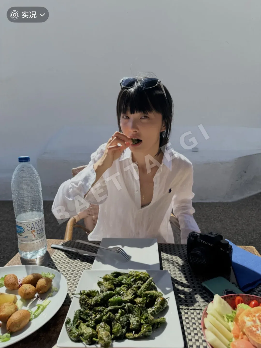 폴로 린넨 버튼다운 여성 셔츠 상세 이미지 8