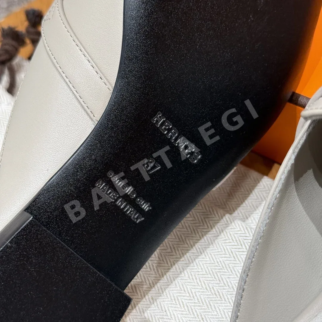 에르메스 샌들 Goatskin 페블 베이지 상세 이미지 9