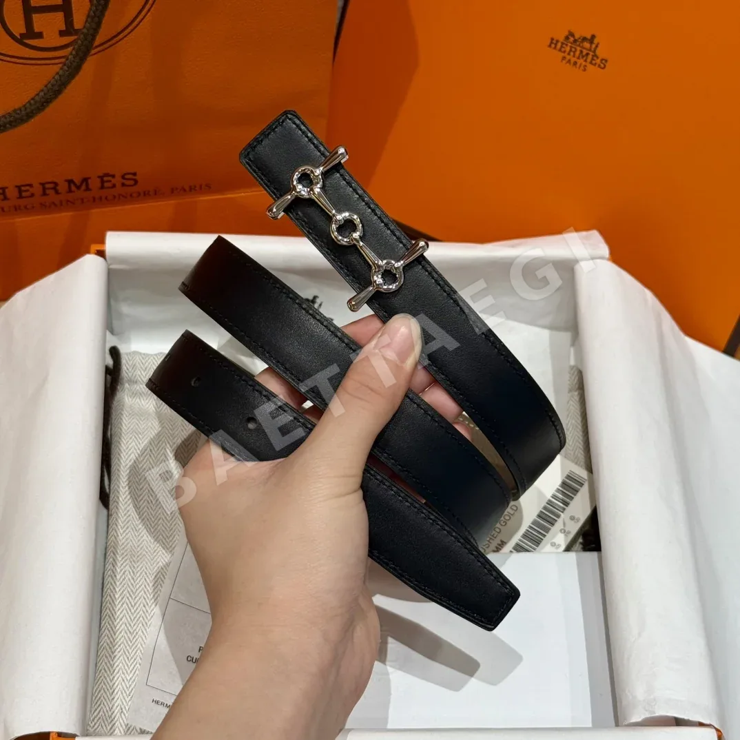 에르메스 H자형 버클 소가죽 양면 벨트 상세 이미지 7