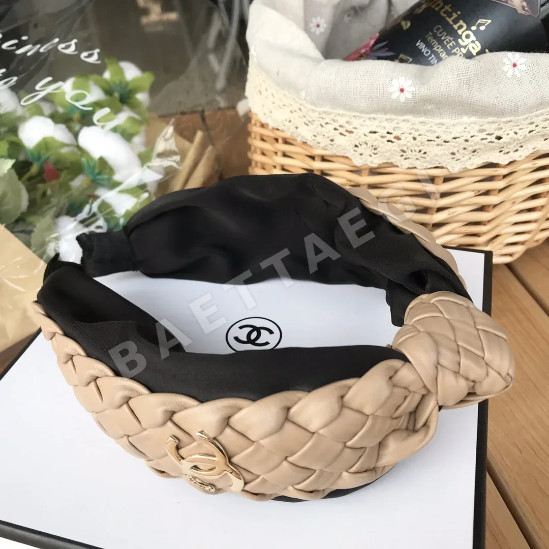 샤넬 가죽 케이블 헤드밴드 헤어악세사리 상세 이미지 4