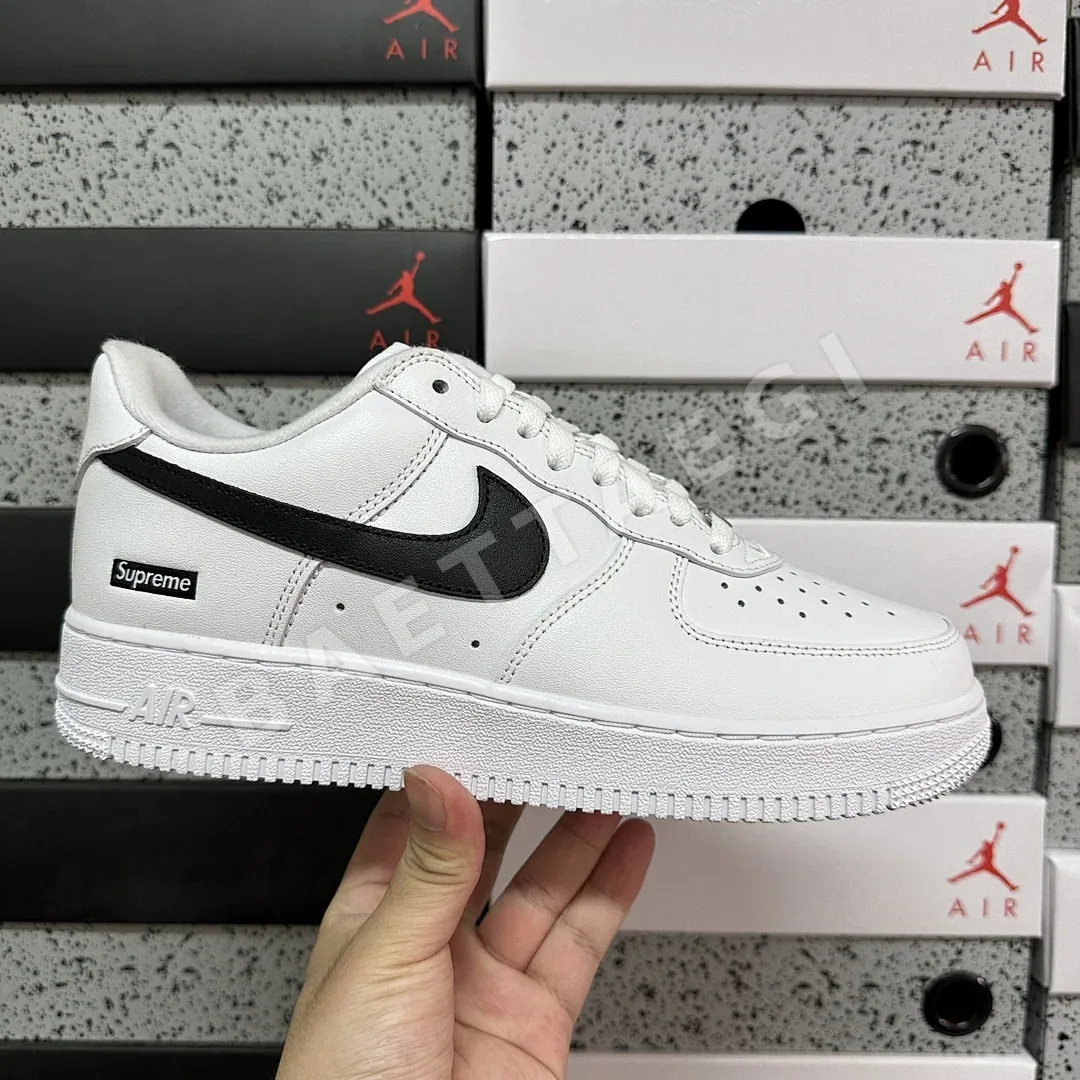 나이키 [G] 에어 포스 1 로우 CU9225-102 201031 Nike Air Force 1 Low Supreme White Black 상세 이미지 6