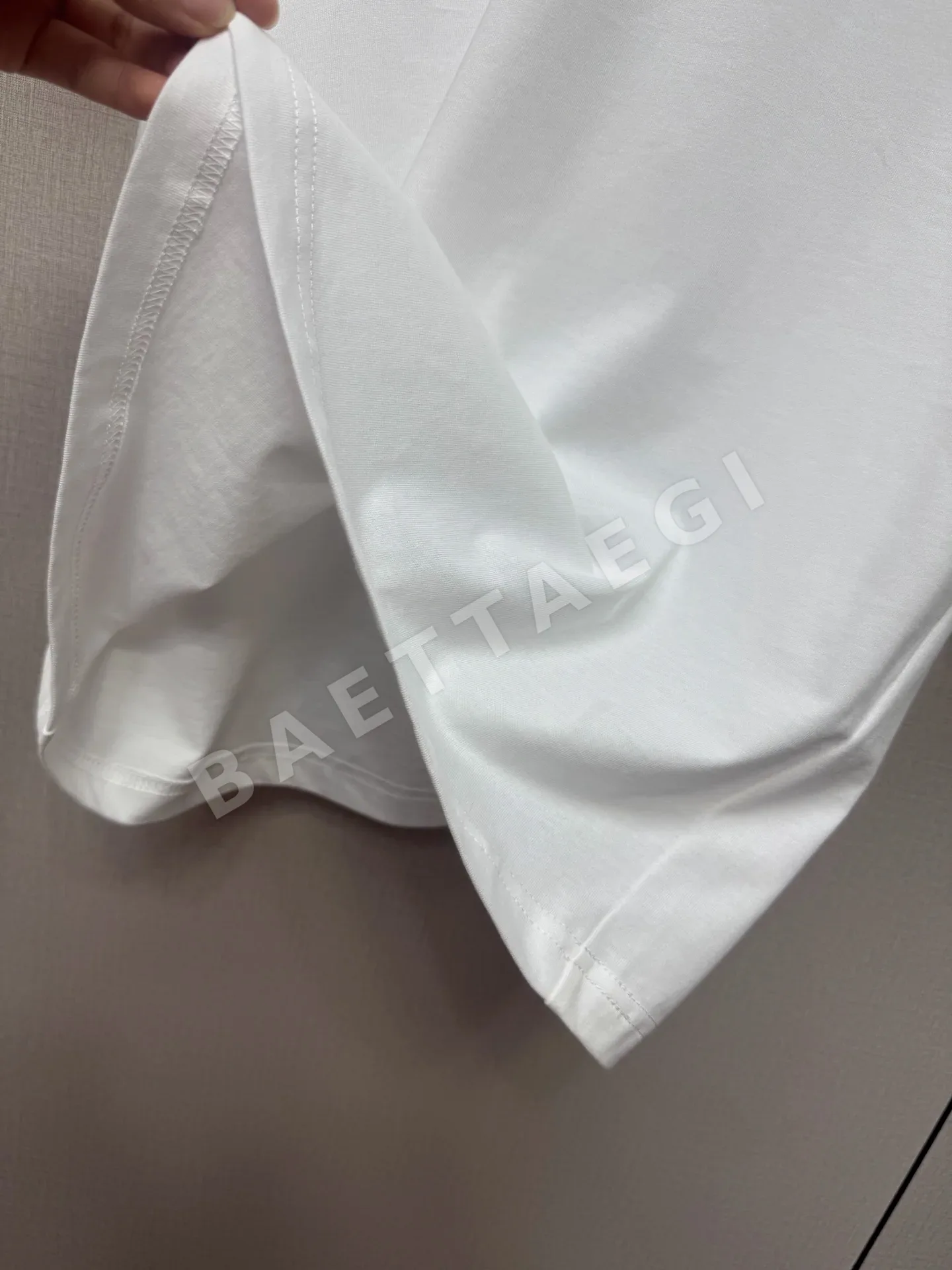 버버리 체크 패치워크 티셔츠 반바지 세트 상세 이미지 5