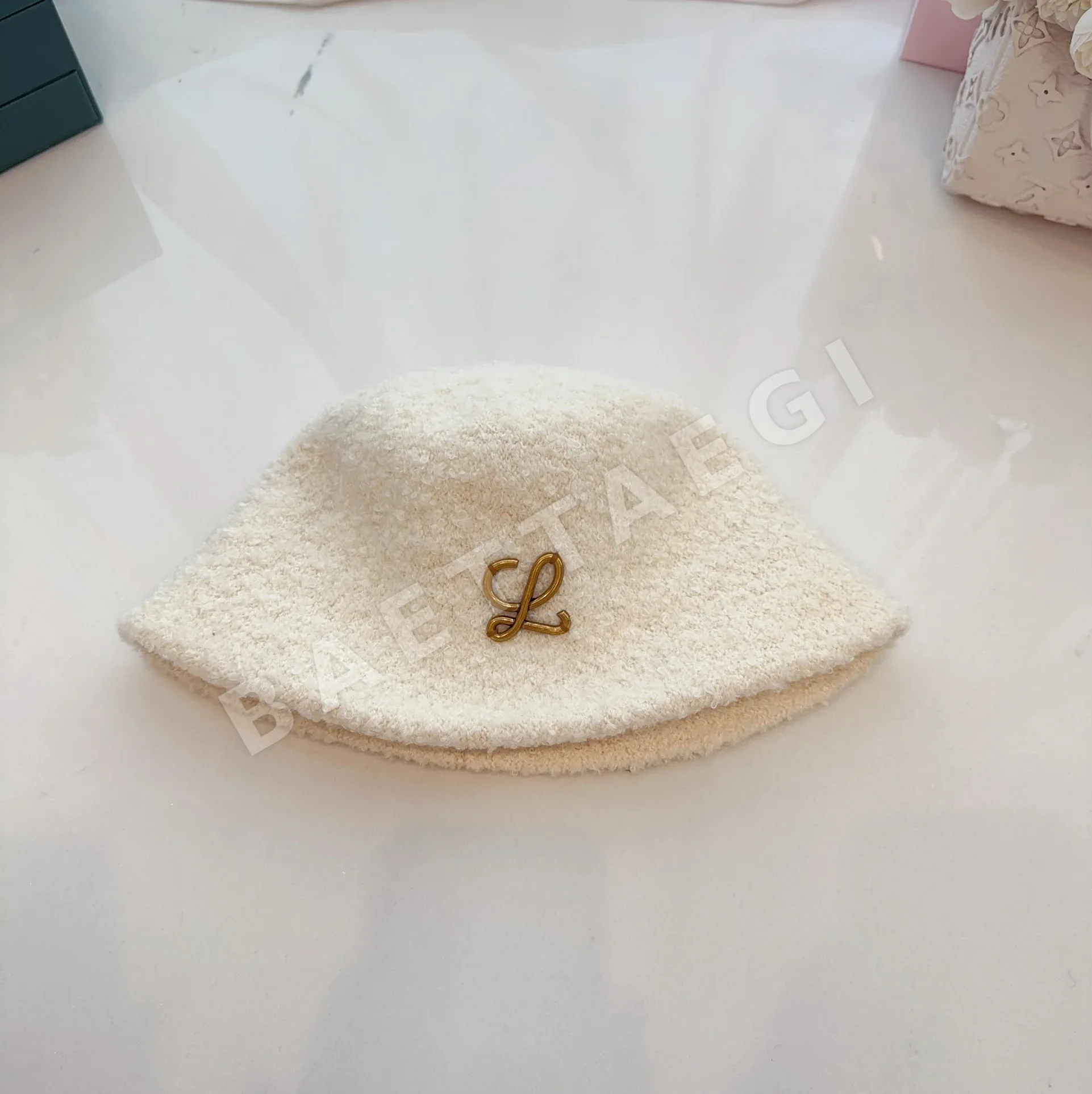 로에베 알파카 울 버킷 햇 모자 상세 이미지 6