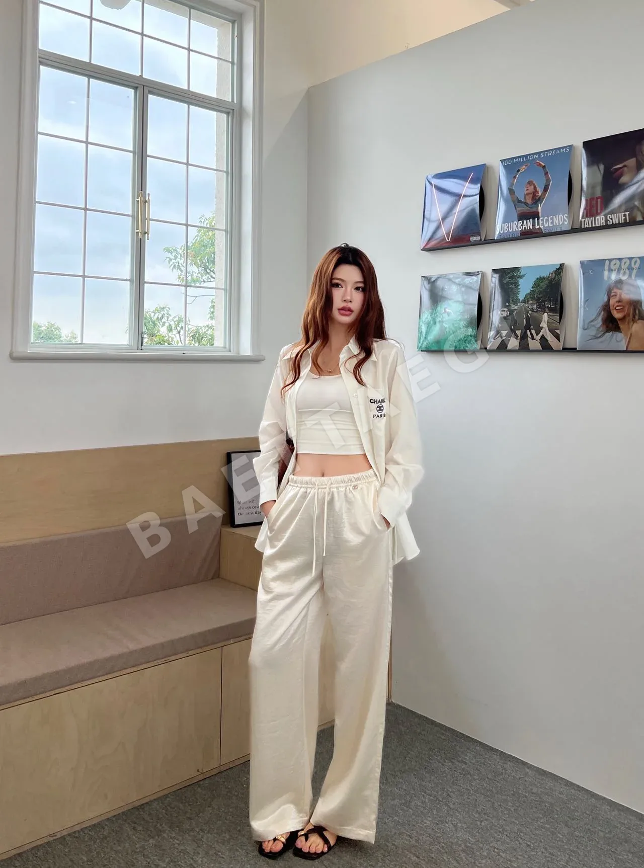 샤넬 여성 루즈핏 셔츠 상세 이미지 1